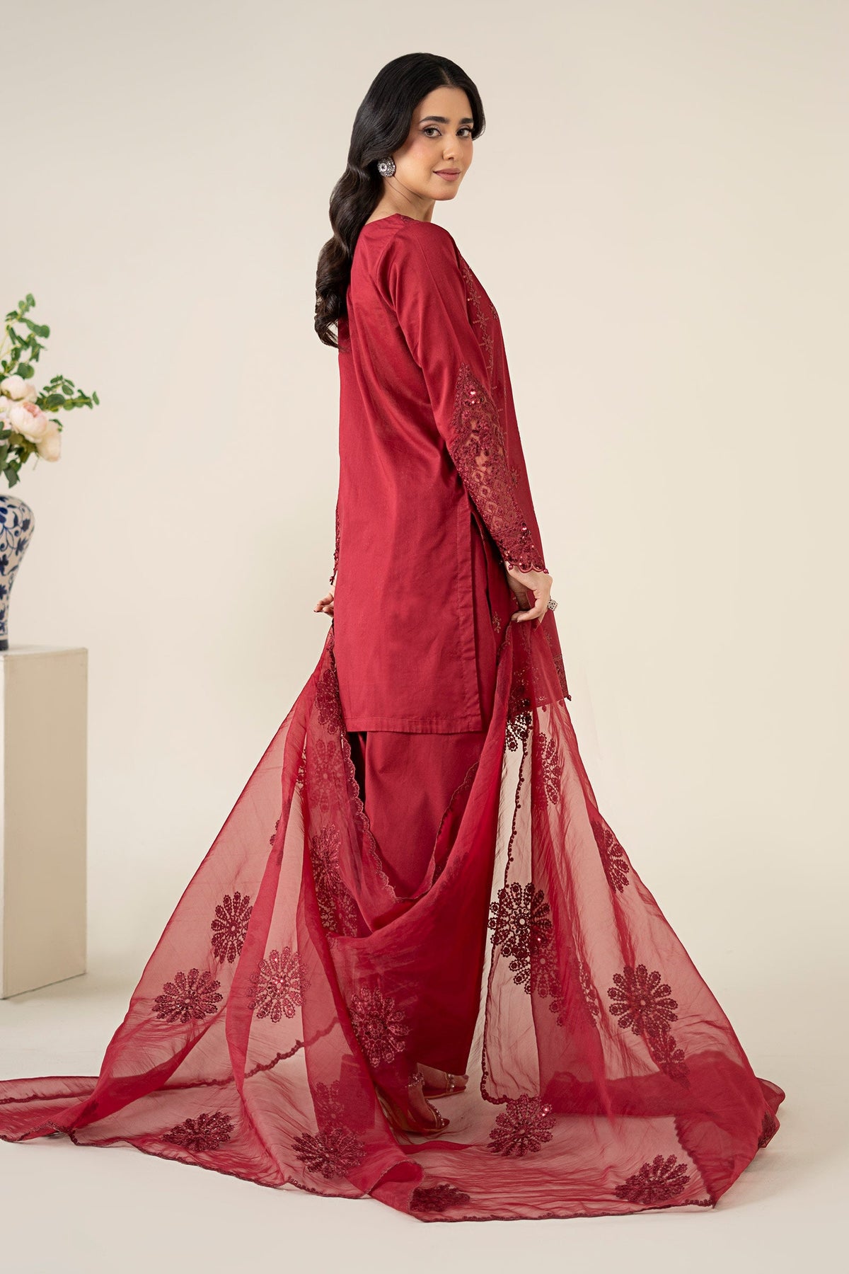 Maria B | Luxury Pret 25 | DW-EA25-68 -  Maria B Ladies Clothes - Original Designer Dress - House of Maryam