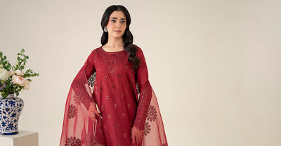 Maria B | Luxury Pret 25 | DW-EA25-68 -  Maria B Ladies Clothes - Original Designer Dress - House of Maryam