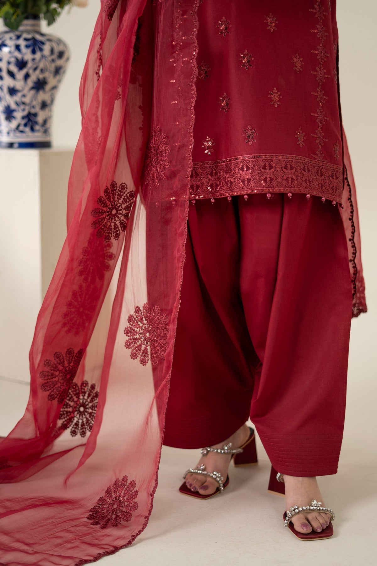 Maria B | Luxury Pret 25 | DW-EA25-68 -  Maria B Ladies Clothes - Original Designer Dress - House of Maryam