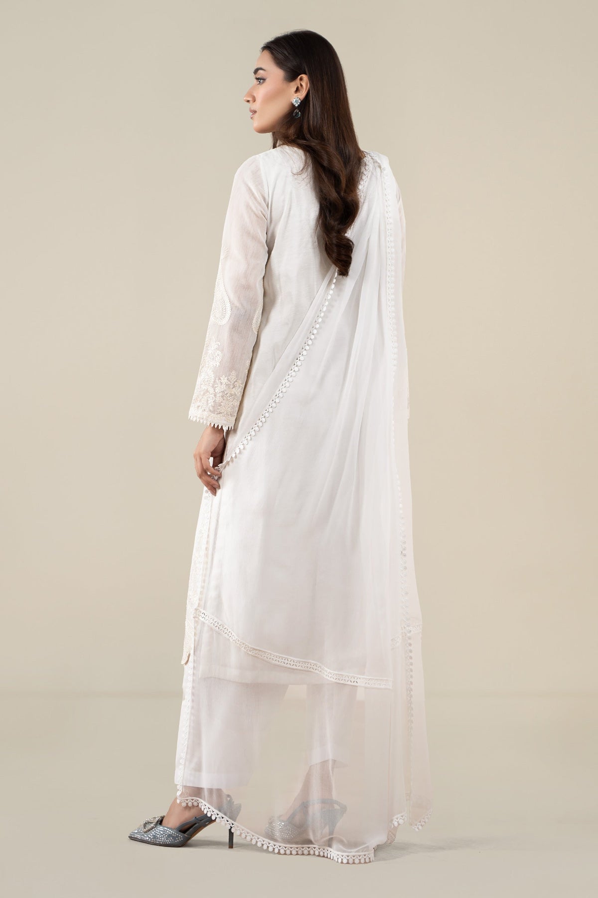 Maria B | Pre Fall 25 | Paper Cotton Suit 07 -  Maria B Ladies Clothes - Original Designer Dress - House of Maryam