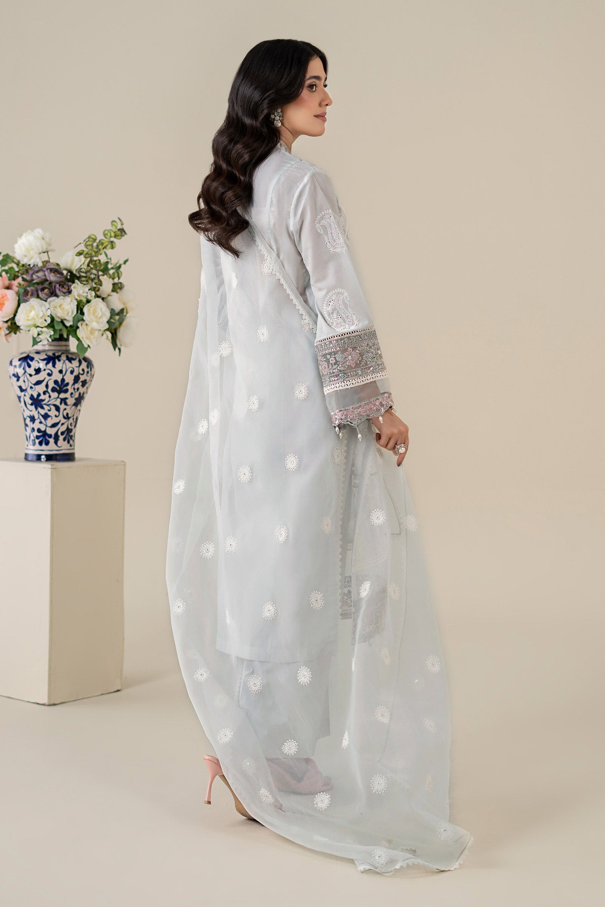 Maria B | Luxury Pret 25 | DW-EA25-86 -  Maria B Ladies Clothes - Original Designer Dress - House of Maryam