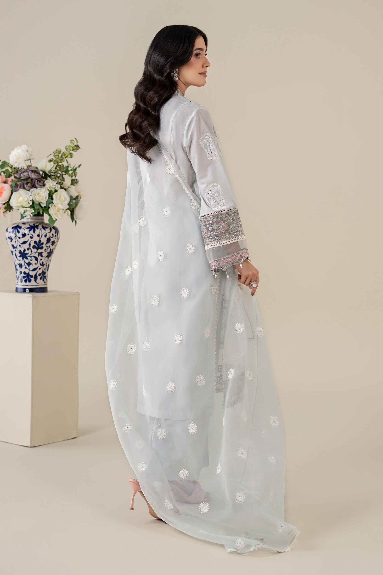 Maria B | Luxury Pret 25 | DW-EA25-86 -  Maria B Ladies Clothes - Original Designer Dress - House of Maryam