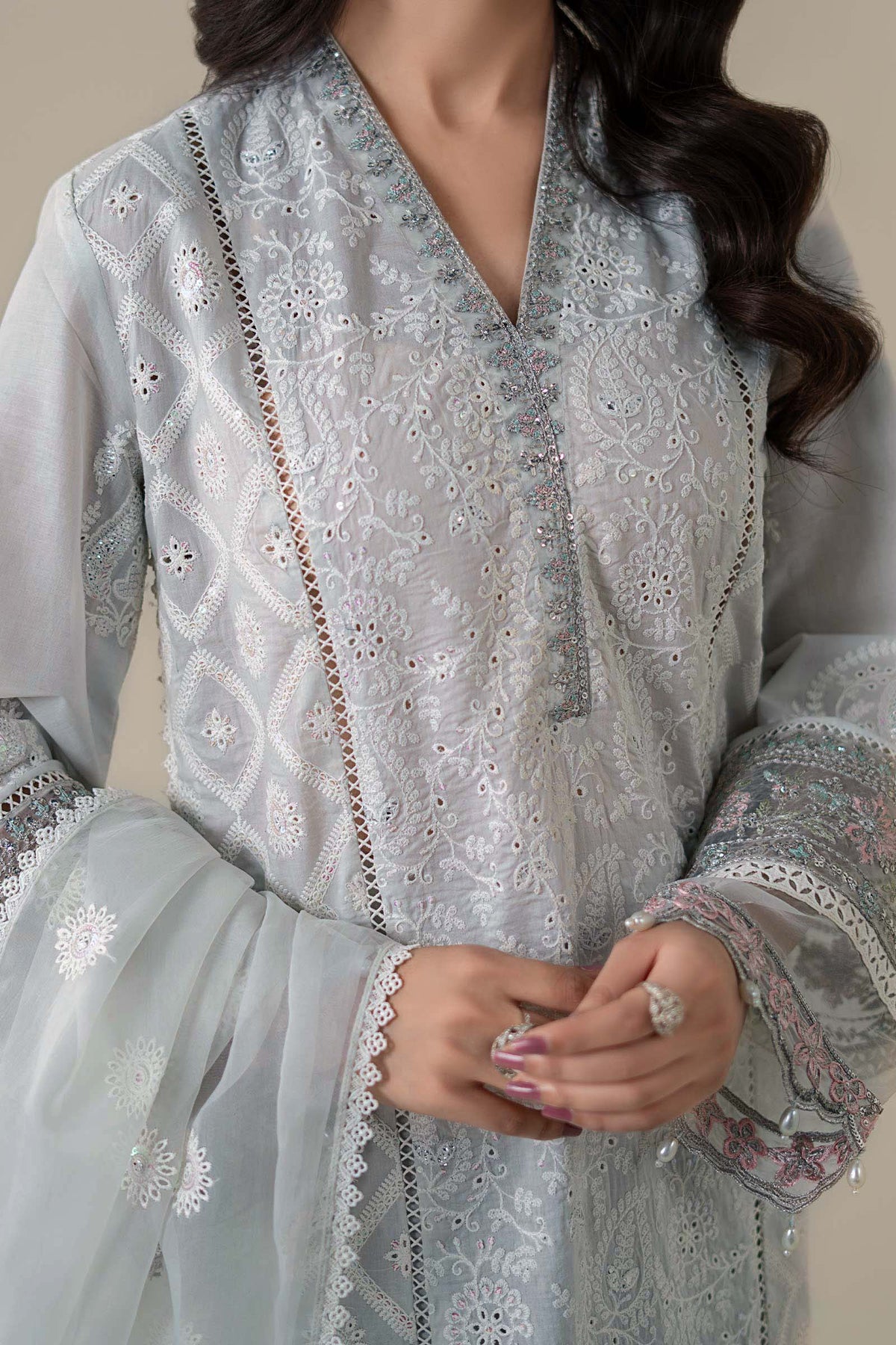 Maria B | Luxury Pret 25 | DW-EA25-86 -  Maria B Ladies Clothes - Original Designer Dress - House of Maryam