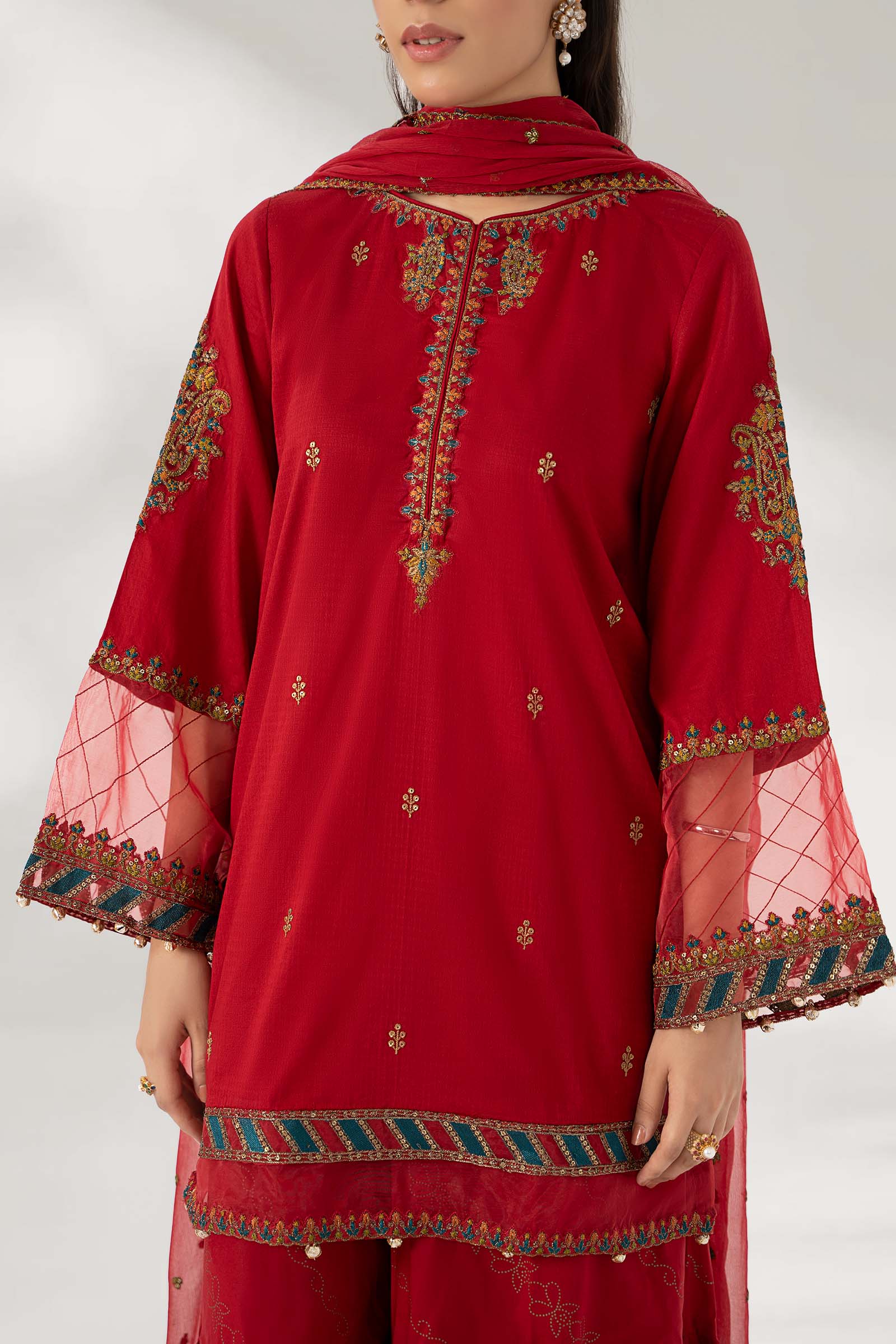Maira B | Ready to Wear | DW-EF22-01R1 -  Maria B Luxury Pret -  House of Maryam