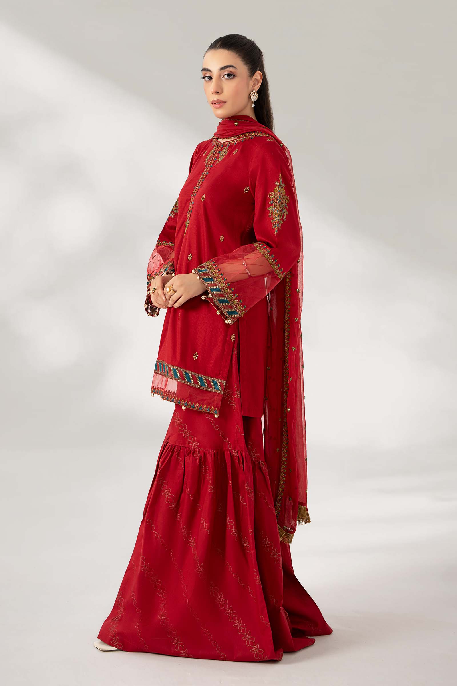Maira B | Ready to Wear | DW-EF22-01R1 -  Maria B Luxury Pret -  House of Maryam