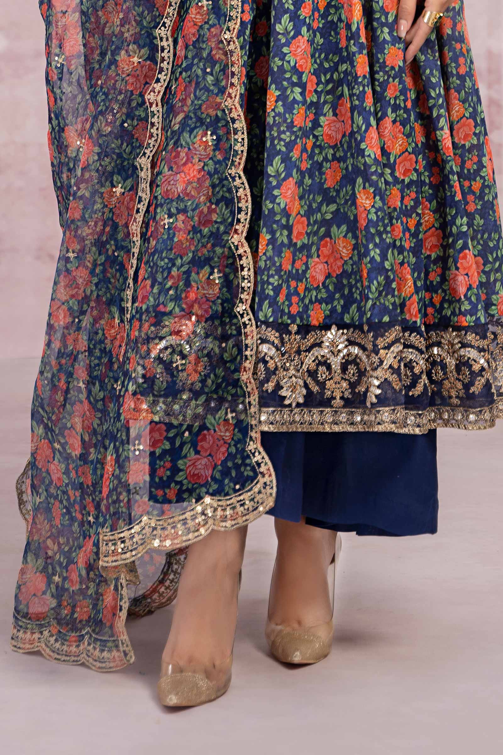 Maira B | Ready to Wear | DW-EF23-47R1 -  Maria B Luxury Pret -  House of Maryam