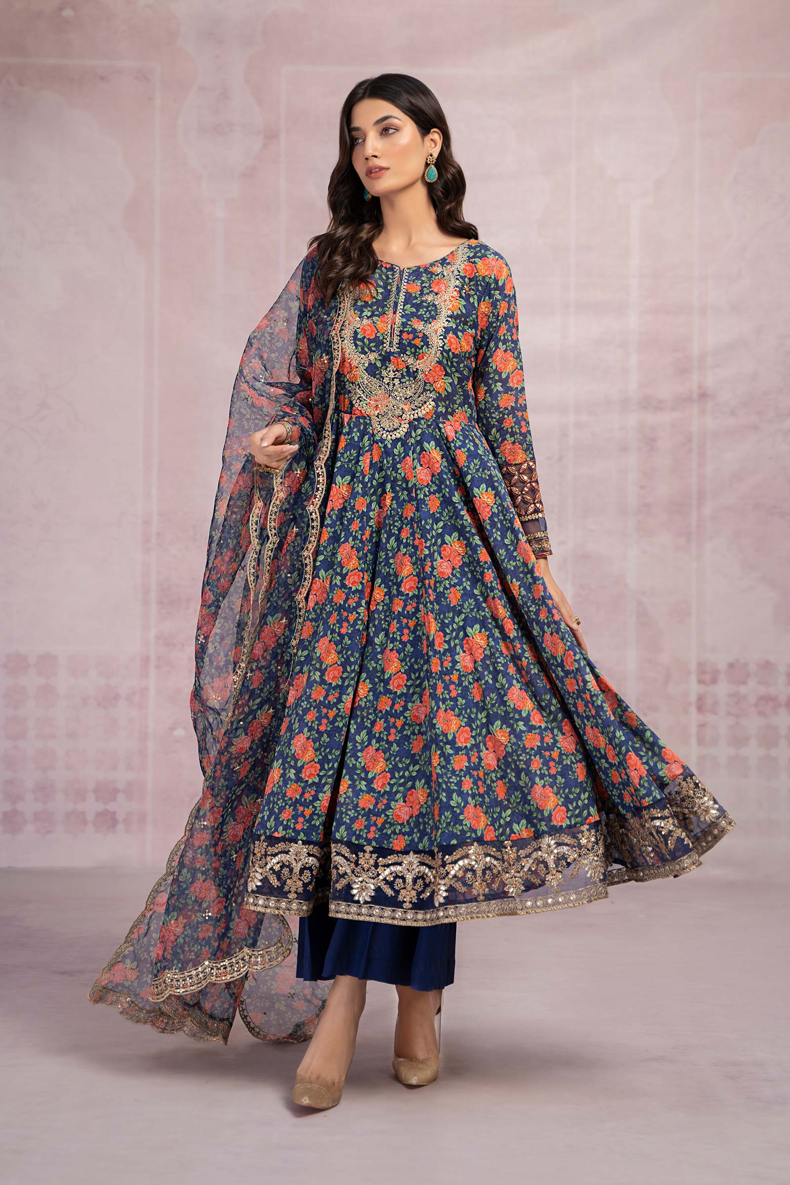 Maira B | Ready to Wear | DW-EF23-47R1 -  Maria B Luxury Pret -  House of Maryam