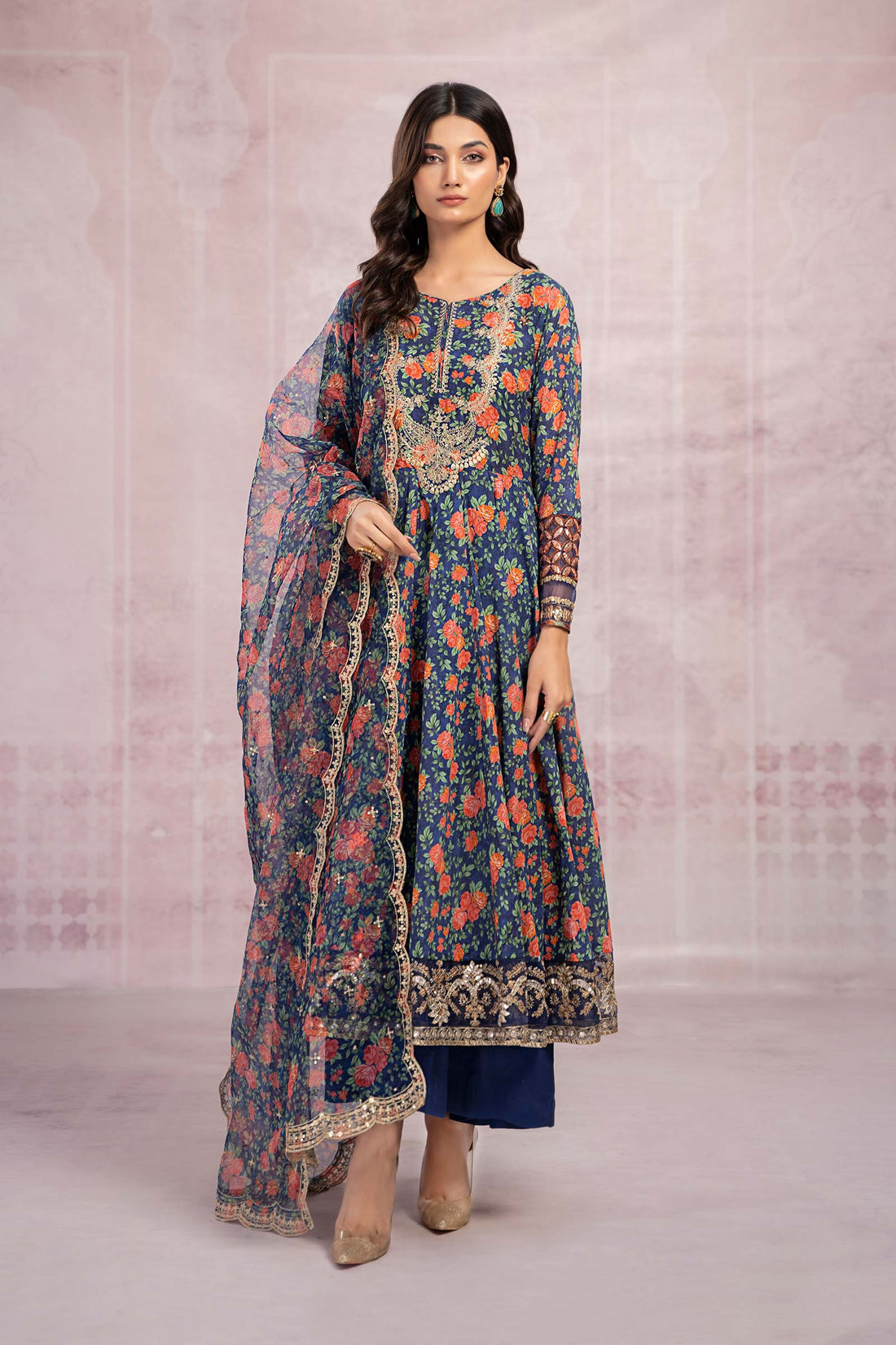 Maira B | Ready to Wear | DW-EF23-47R1 -  Maria B Luxury Pret -  House of Maryam