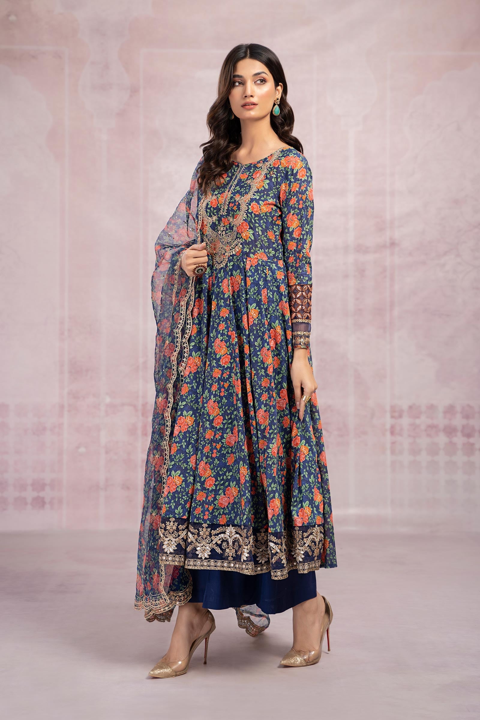 Maira B | Ready to Wear | DW-EF23-47R1 -  Maria B Luxury Pret -  House of Maryam