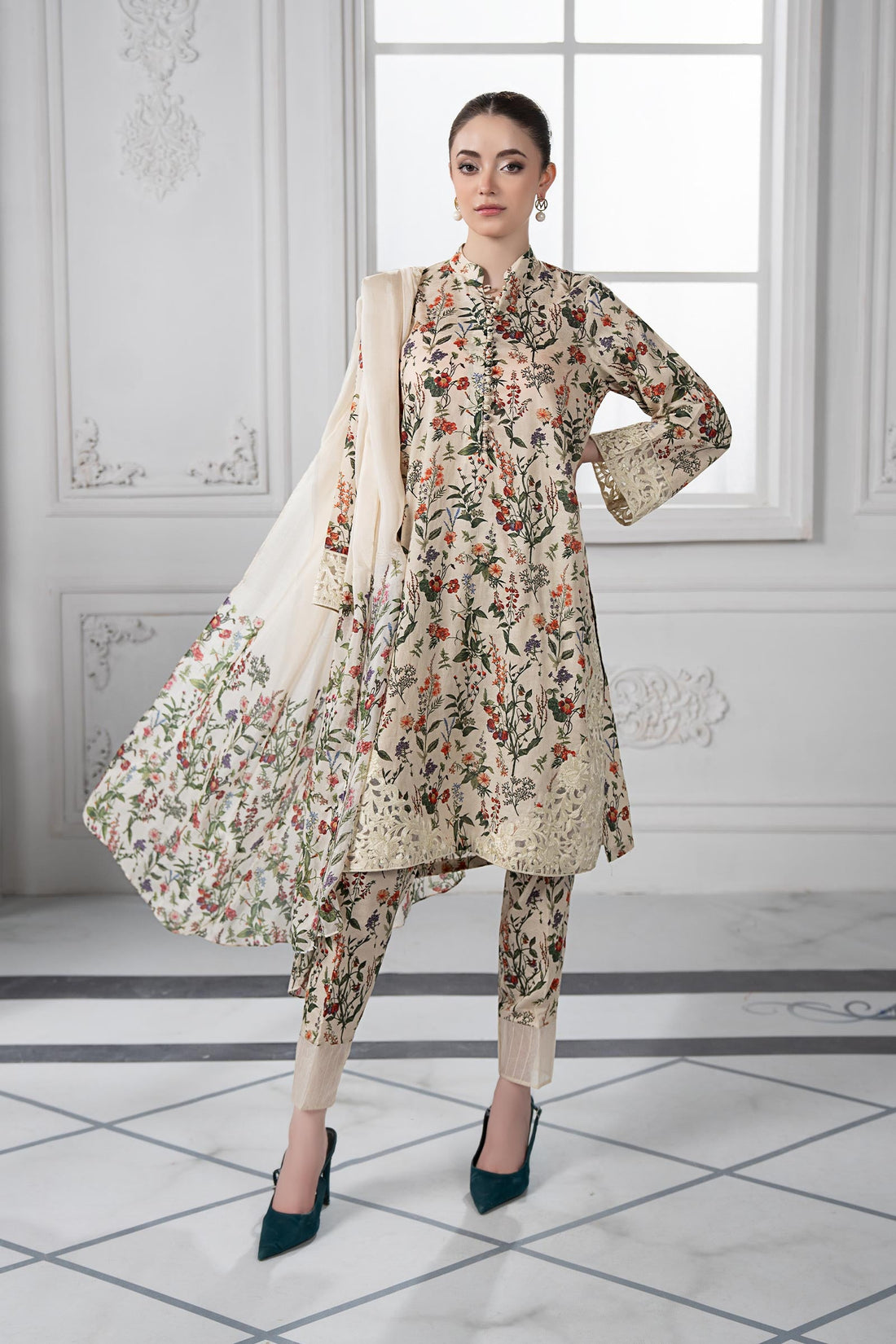 Maira B | Ready to Wear | DW-EF23-71R1 -  Maria B Luxury Pret -  House of Maryam
