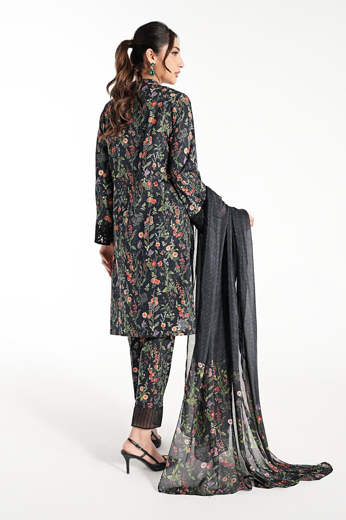 Maria B | Pre Fall Dresses | 3 Piece Embroidered Suit NN, image 2