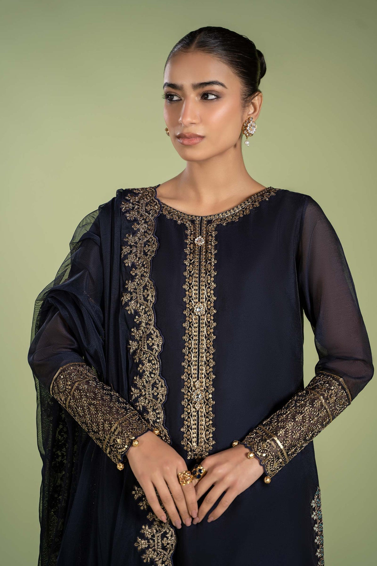 Maria B | Casual Pret 2024 | DW-EF24-104 -  Maria B Casuals - Original Designer Dress - House of Maryam