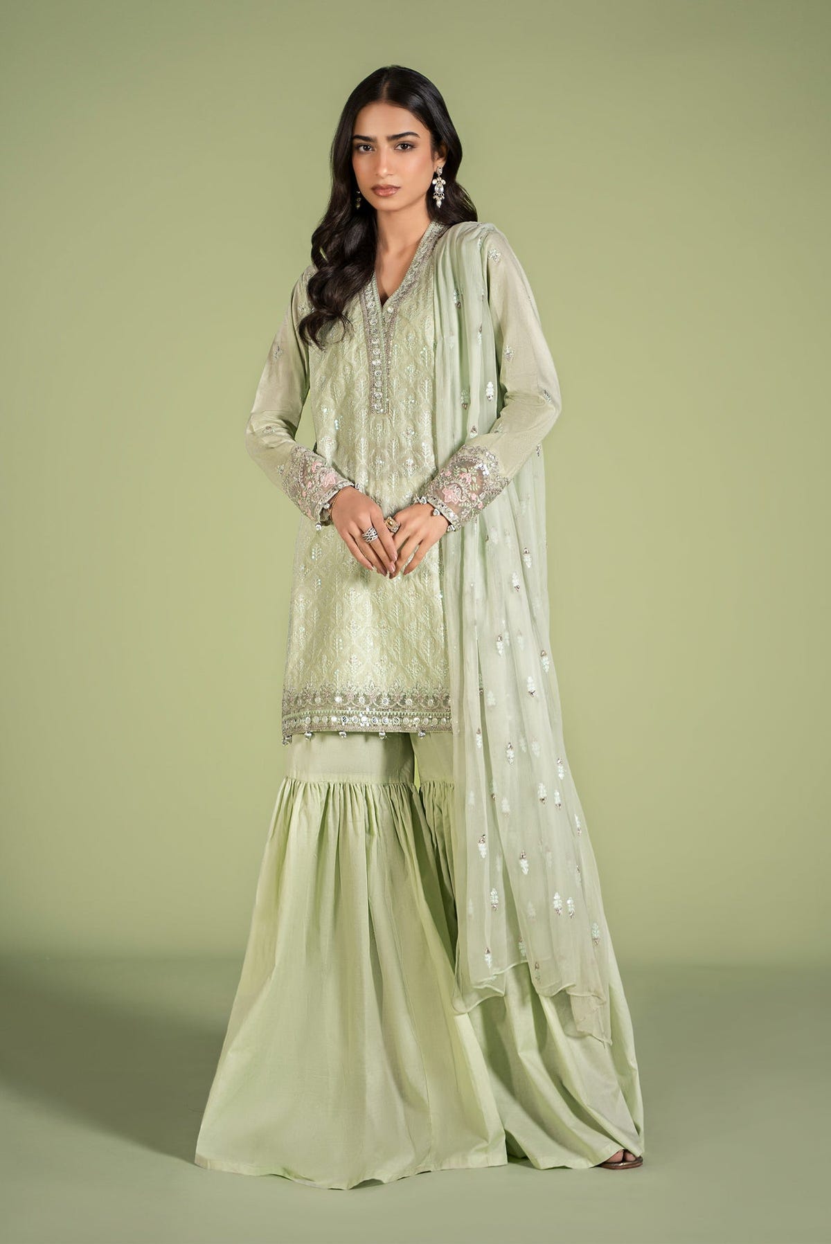Maria B | Casual Pret 2024 | DW-EF24-11 -  Maria B Casuals - Original Designer Dress - House of Maryam