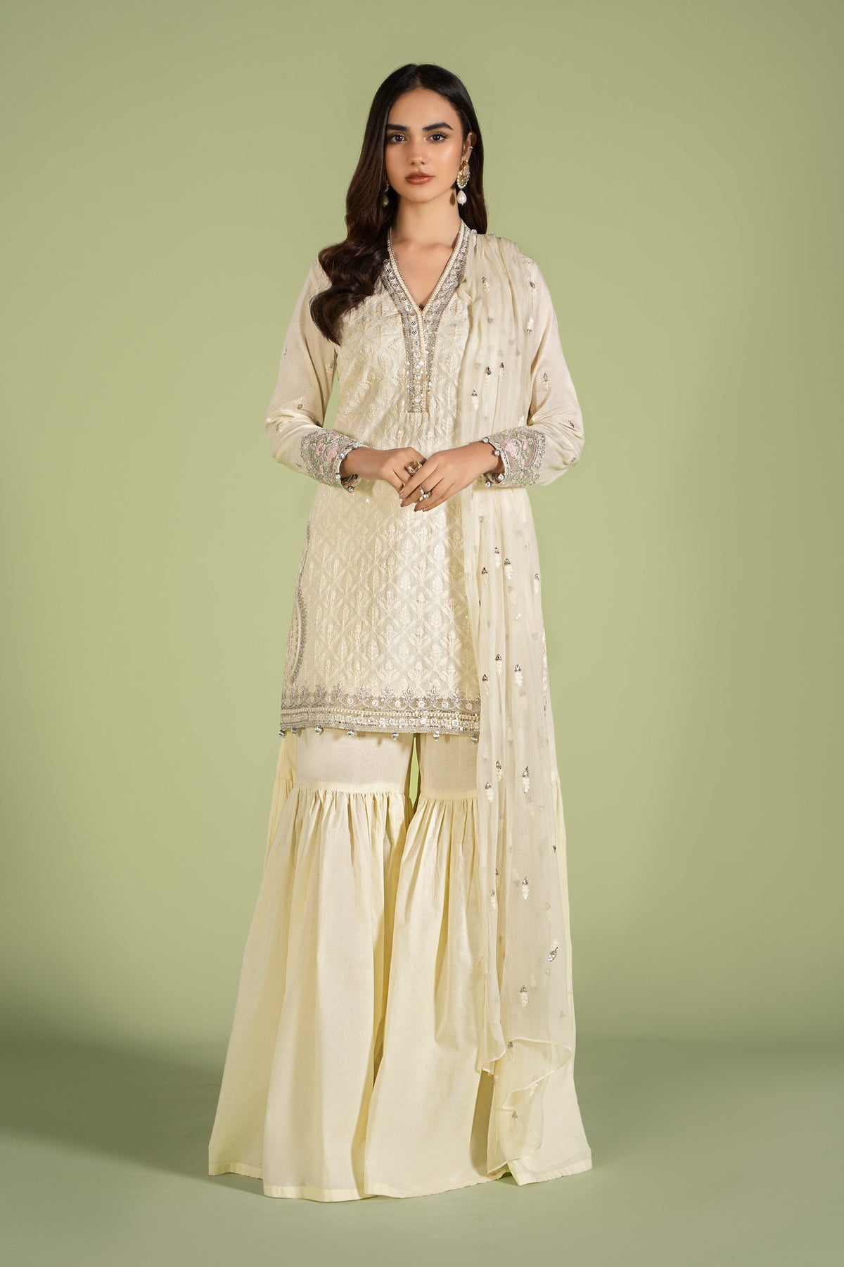 Maria B | Casual Pret 2024 | DW-EF24-11 -  Maria B Casuals - Original Designer Dress - House of Maryam