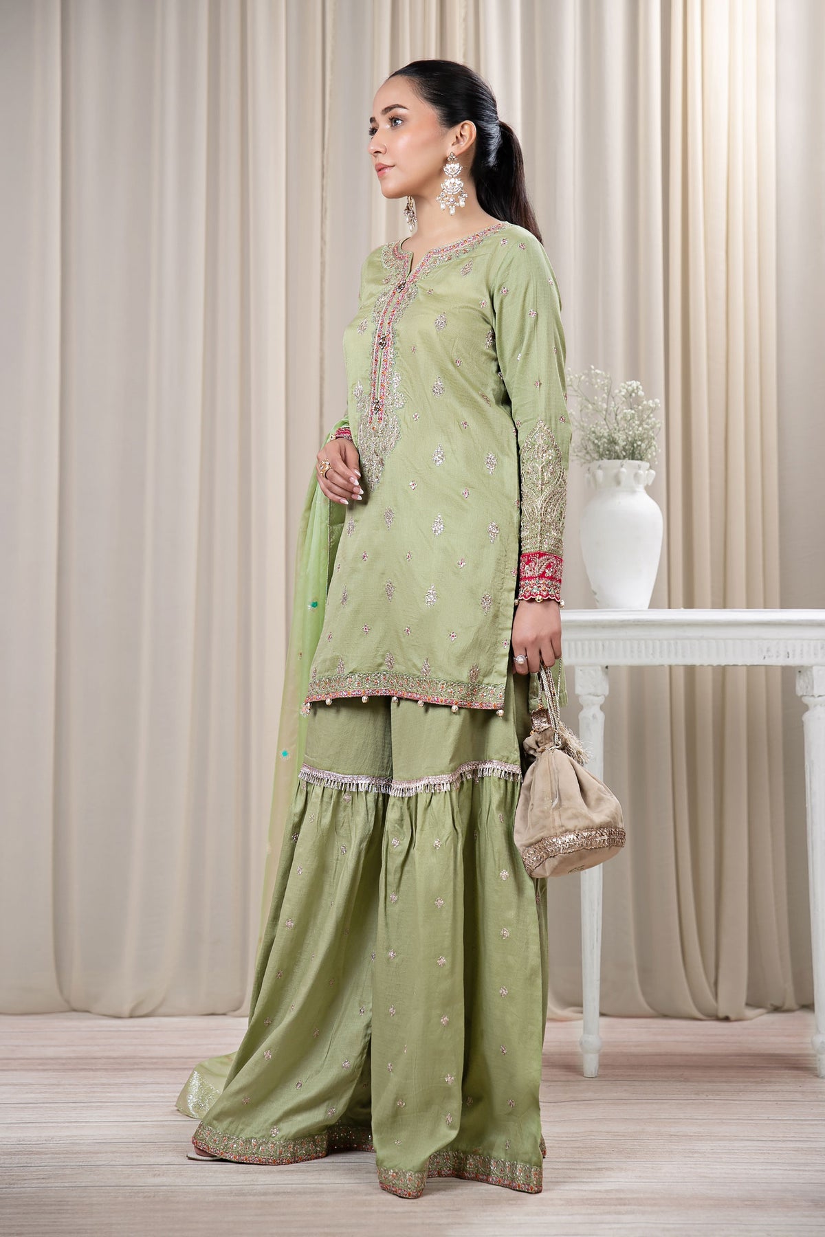 Maria B | Casual Pret 2024 | DW-EF24-23 -  Maria B Casuals - Original Designer Dress - House of Maryam