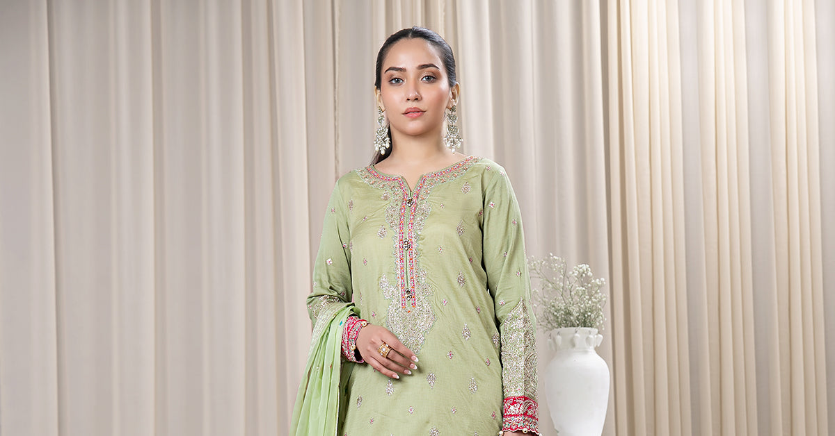 Maria B | Casual Pret 2024 | DW-EF24-23 -  Maria B Casuals - Original Designer Dress - House of Maryam