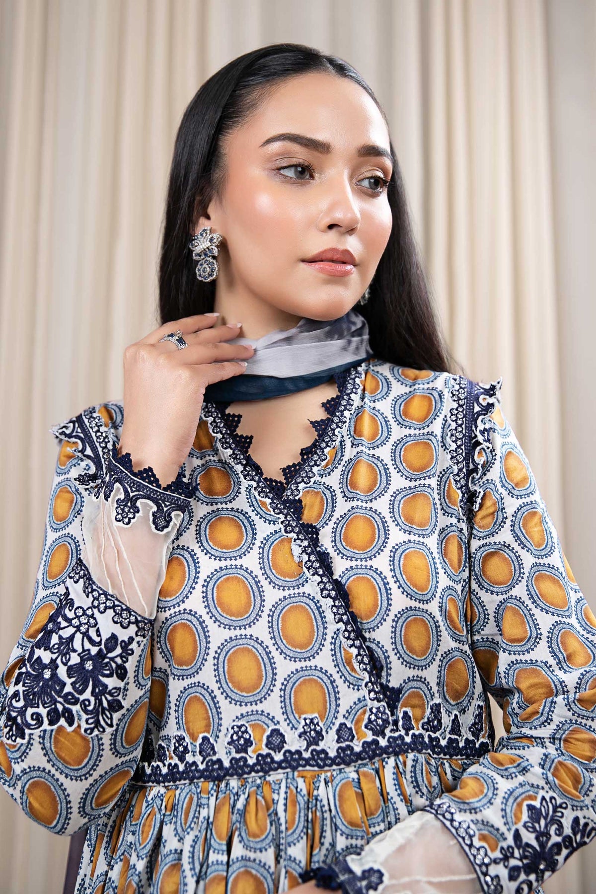 Maria B | Casual Pret 2024 | DW-EF24-51 -  Maria B Casuals - Original Designer Dress - House of Maryam