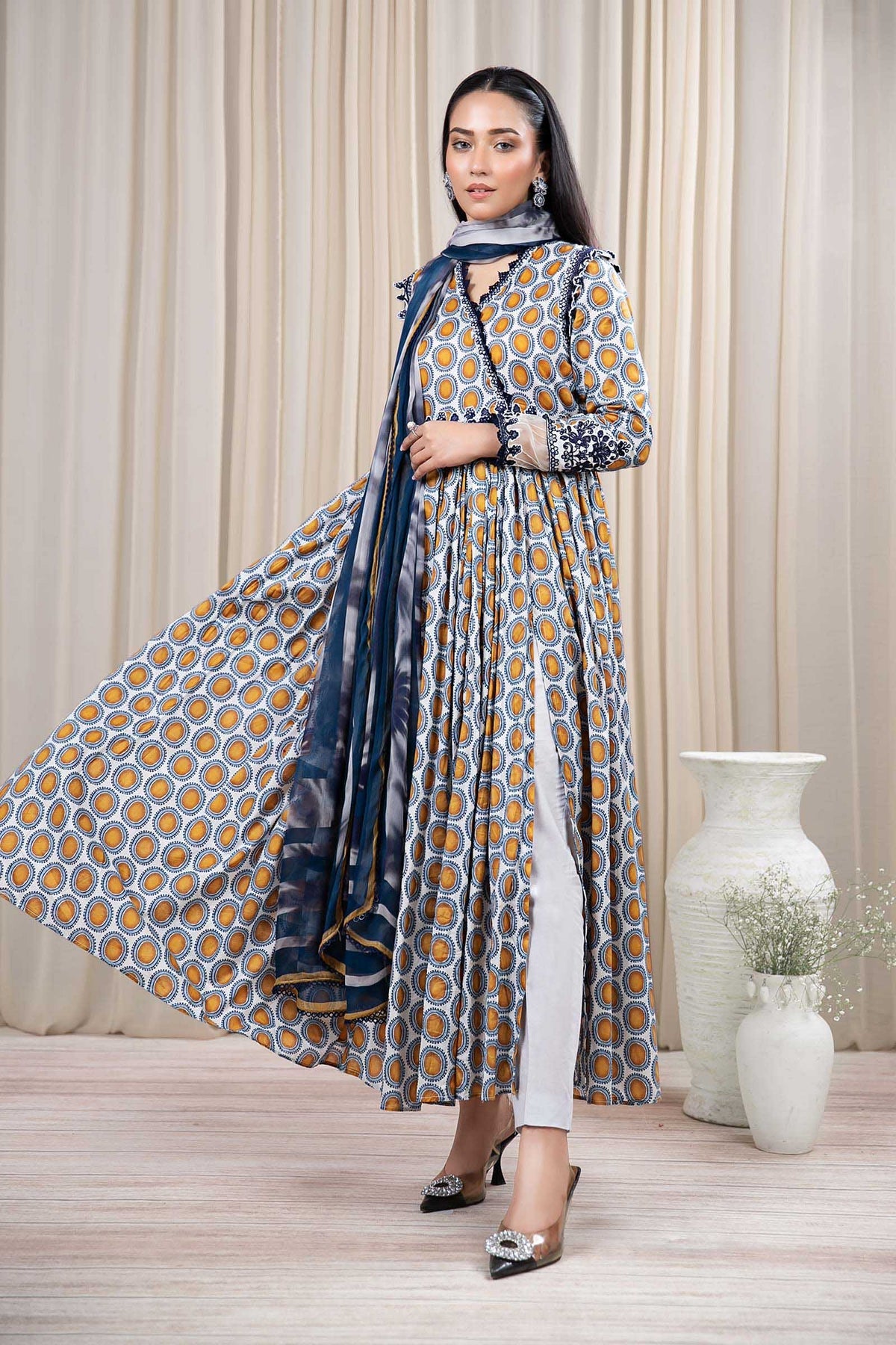 Maria B | Casual Pret 2024 | DW-EF24-51 -  Maria B Casuals - Original Designer Dress - House of Maryam