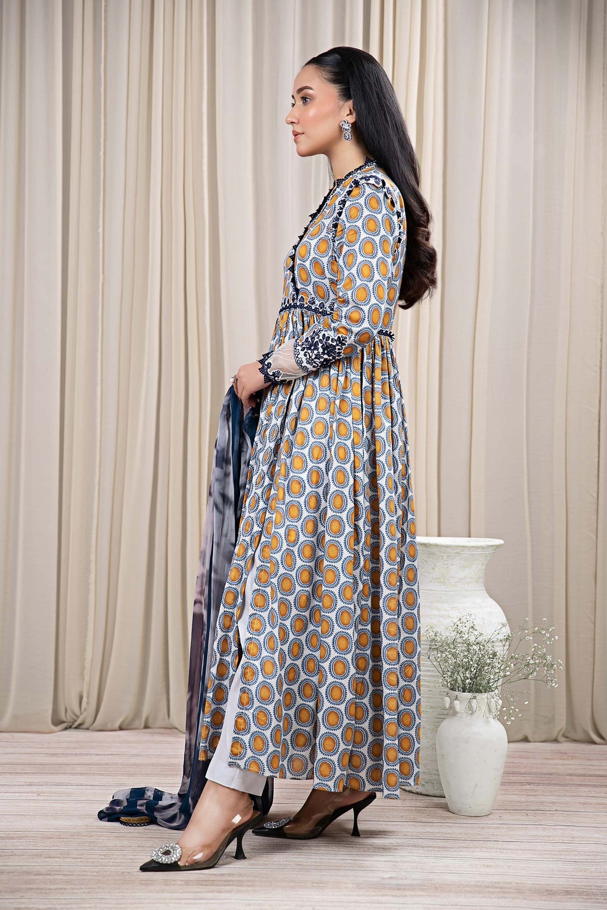 Maria B | Casual Pret 2024 | DW-EF24-51 -  Maria B Casuals - Original Designer Dress - House of Maryam