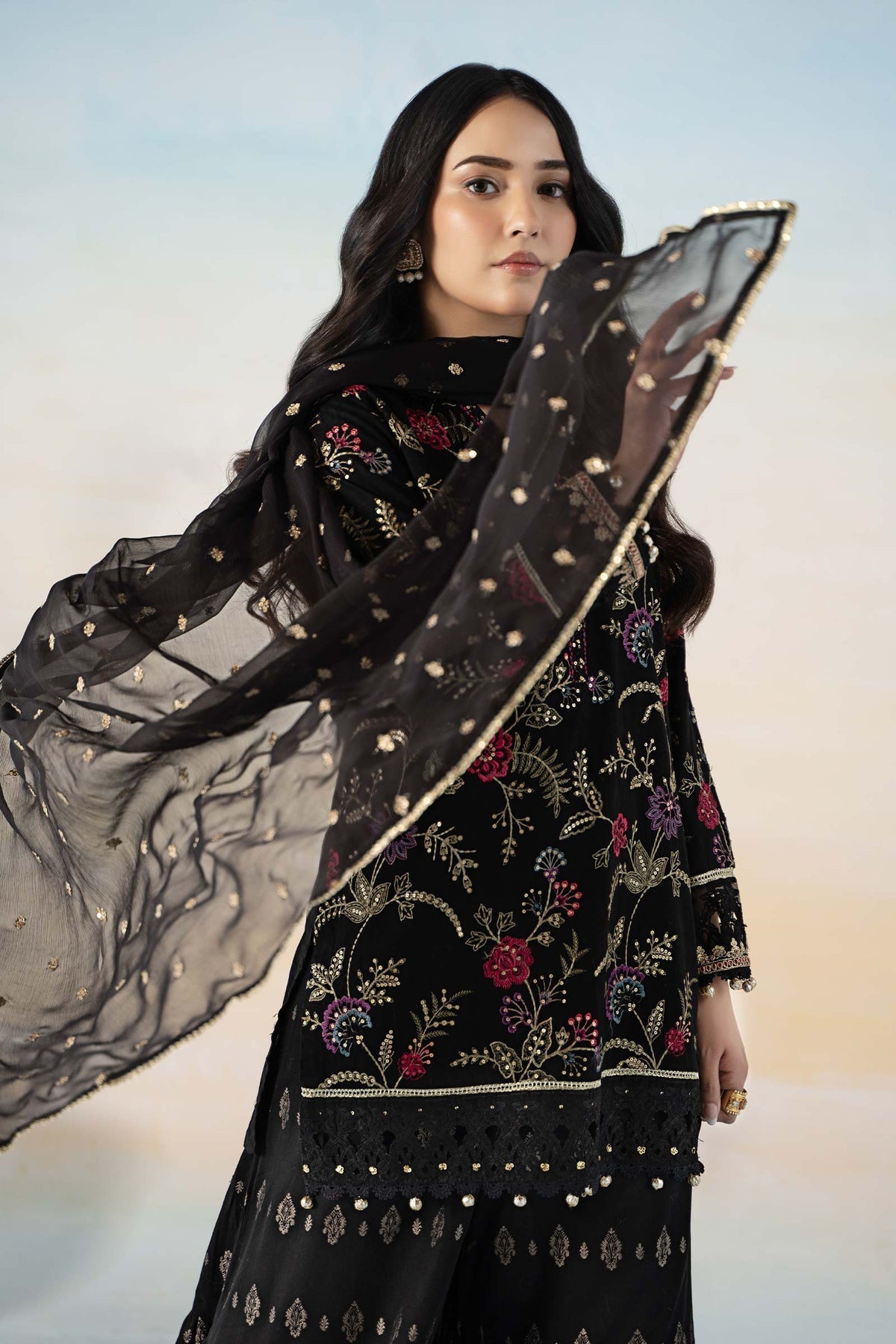 Maria B | Casual Pret 2024 | DW-EF24-03 -  Maria B Casuals - Original Designer Dress - House of Maryam