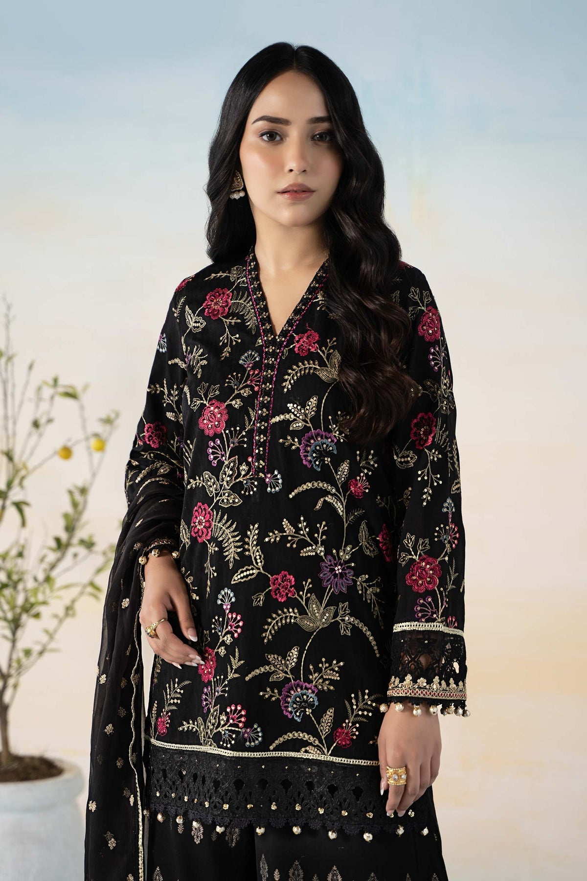 Maria B | Casual Pret 2024 | DW-EF24-03 -  Maria B Casuals - Original Designer Dress - House of Maryam