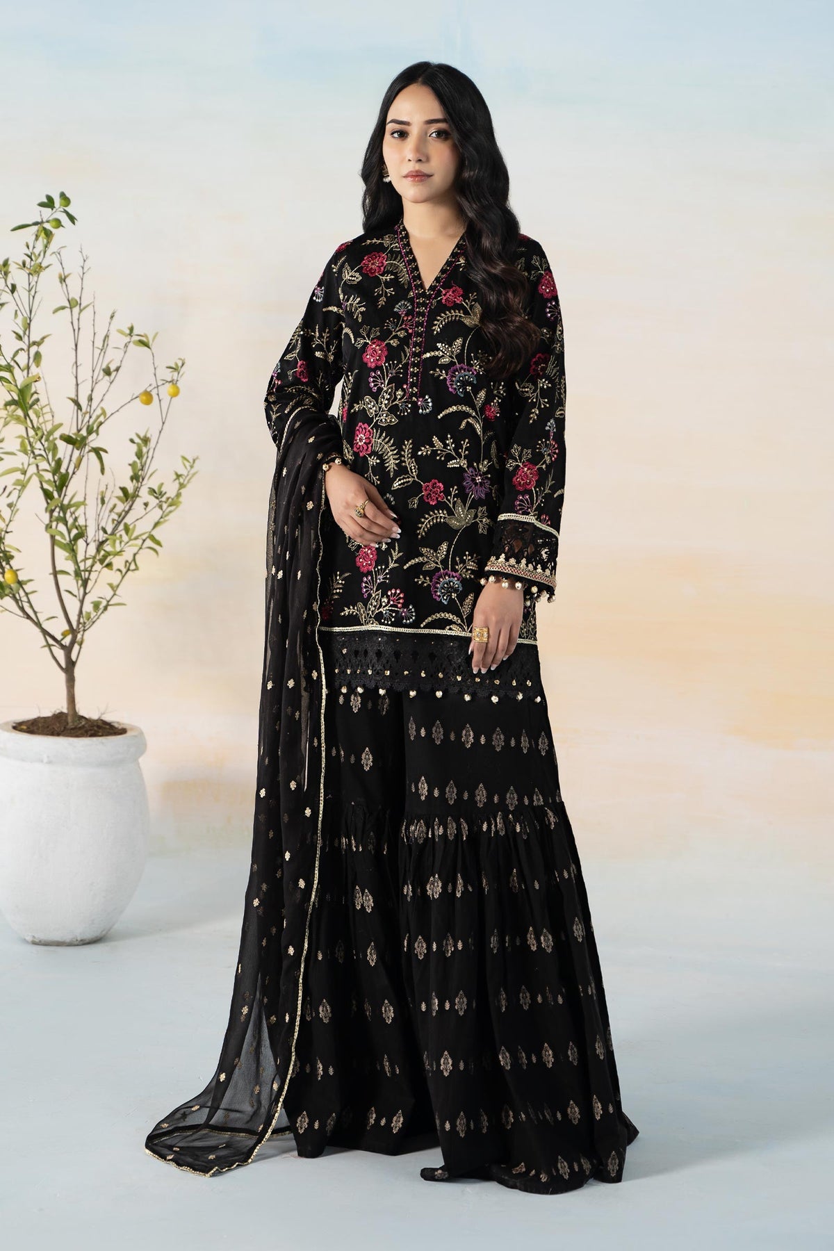 Maria B | Casual Pret 2024 | DW-EF24-03 -  Maria B Casuals - Original Designer Dress - House of Maryam