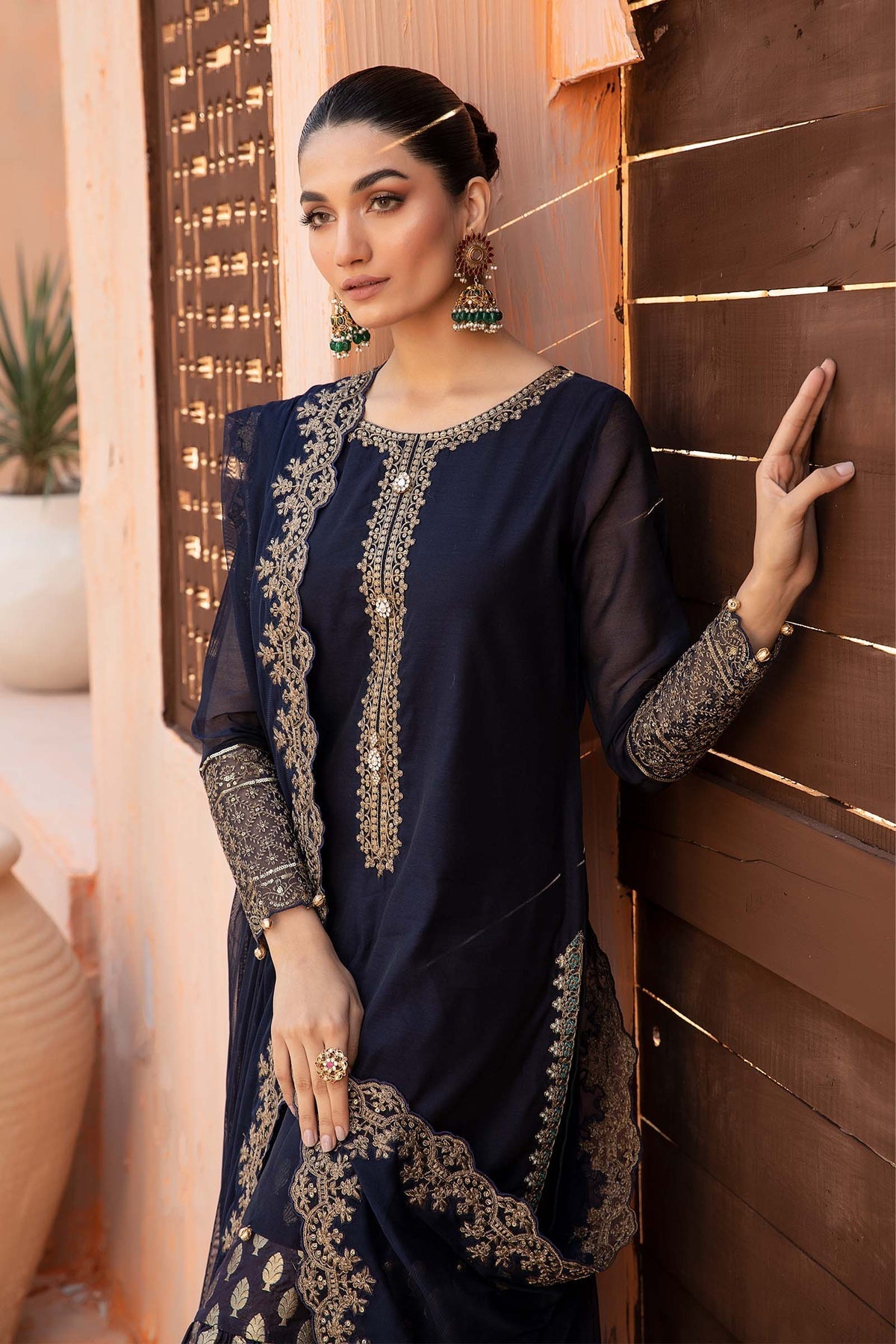 Maria B | Casual Pret 2024 | DW-EF24-104 -  Maria B Casuals - Original Designer Dress - House of Maryam