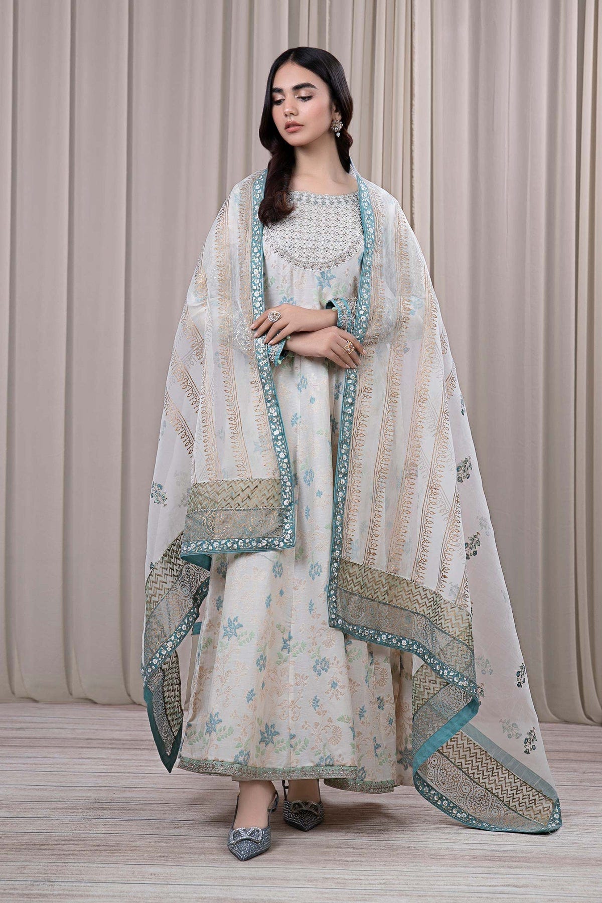Maria B | Casual Pret 2024 | DW-EF24-56 -  Maria B Casuals - Original Designer Dress - House of Maryam