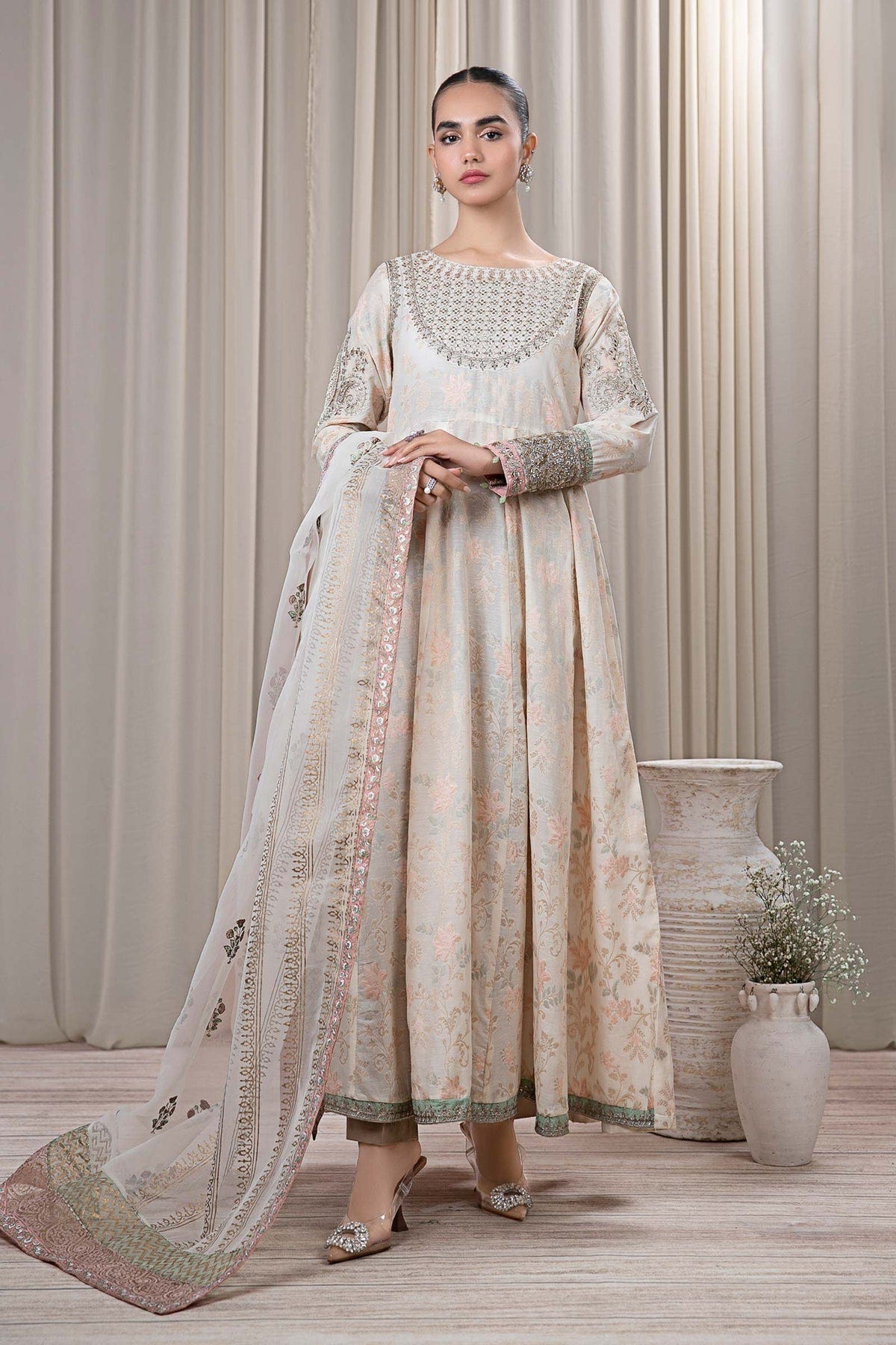 Maria B | Casual Pret 2024 | DW-EF24-56A -  Maria B Casuals - Original Designer Dress - House of Maryam