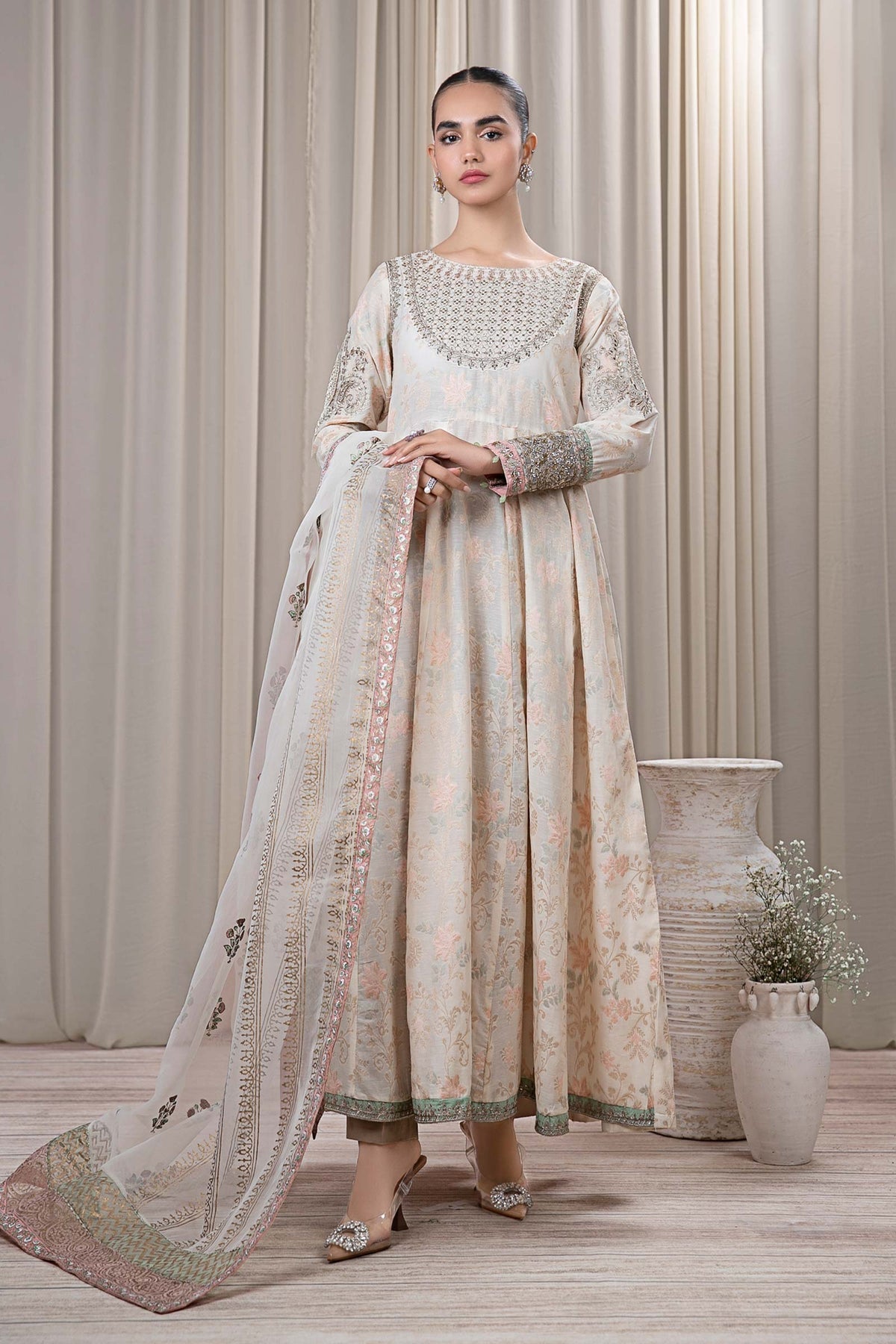 Maria B | Casual Pret 2024 | DW-EF24-56A -  Maria B Casuals - Original Designer Dress - House of Maryam