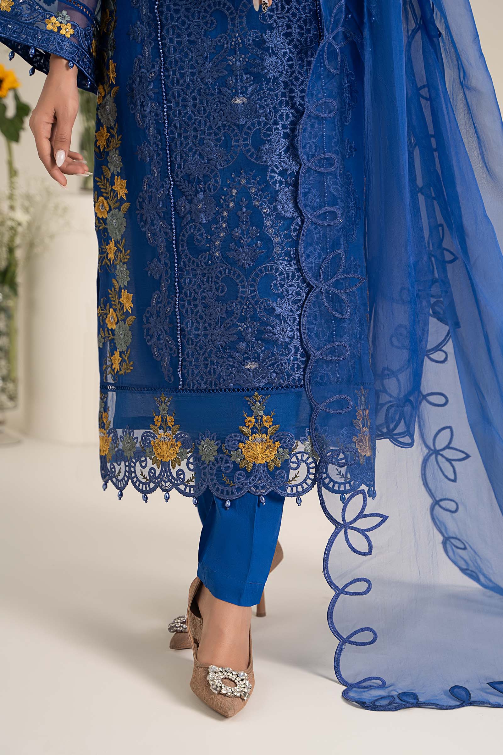 Maira B | Ready to Wear | DW-EF25-02 -  Maria B Luxury Pret -  House of Maryam