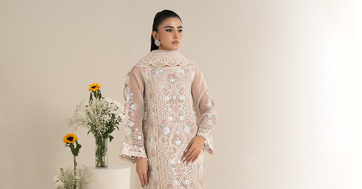 Maira B | Ready to Wear | DW-EF25-02 -  Maria B Luxury Pret -  House of Maryam