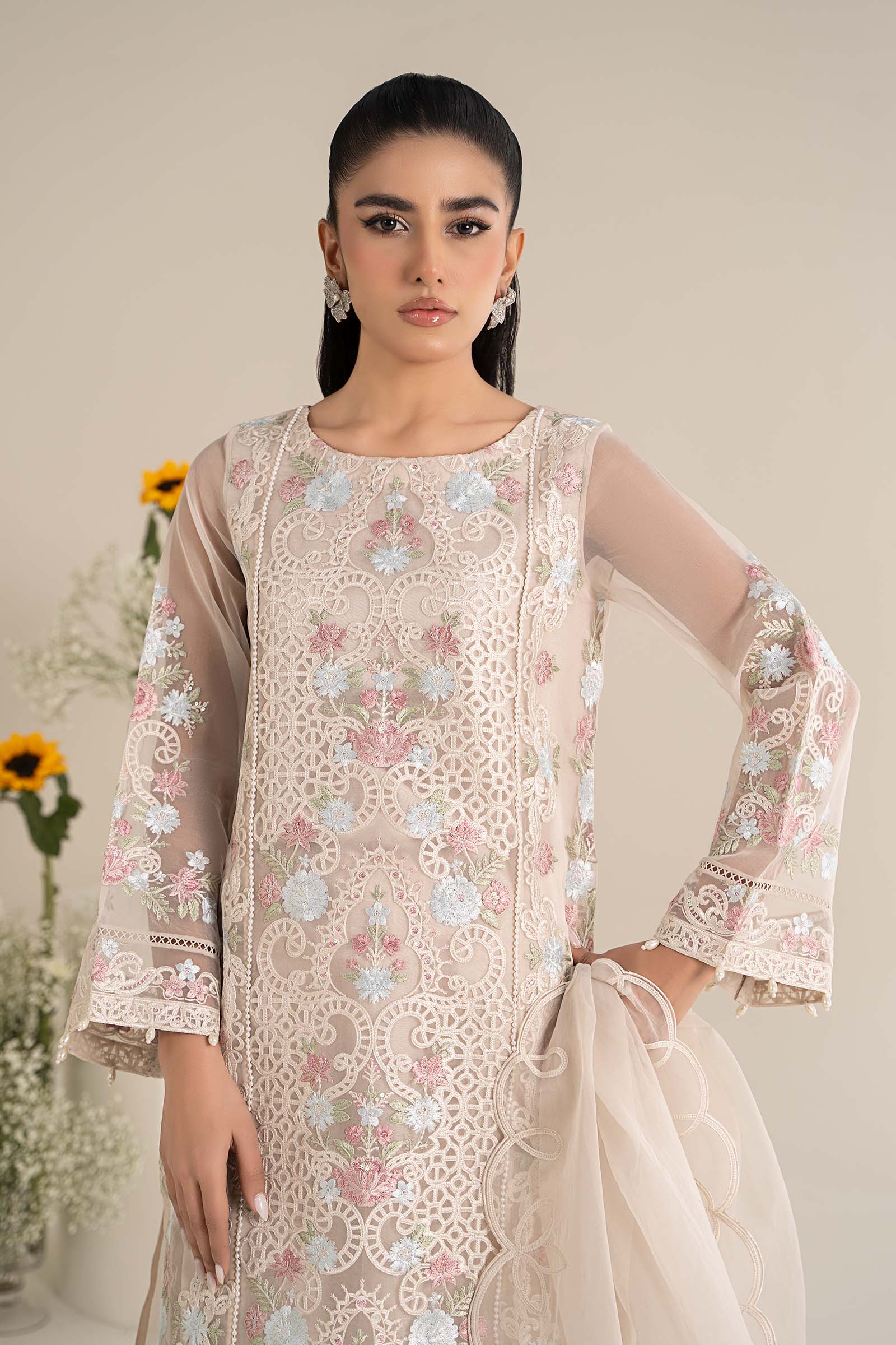 Maira B | Ready to Wear | DW-EF25-02 -  Maria B Luxury Pret -  House of Maryam