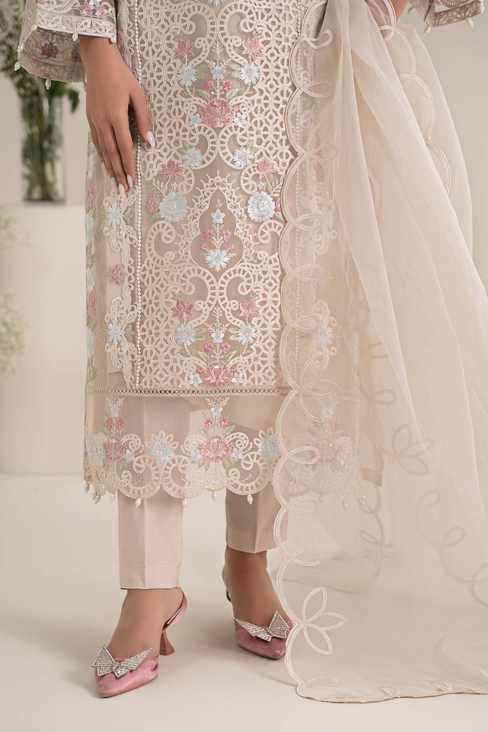 Maira B | Ready to Wear | DW-EF25-02 -  Maria B Luxury Pret -  House of Maryam