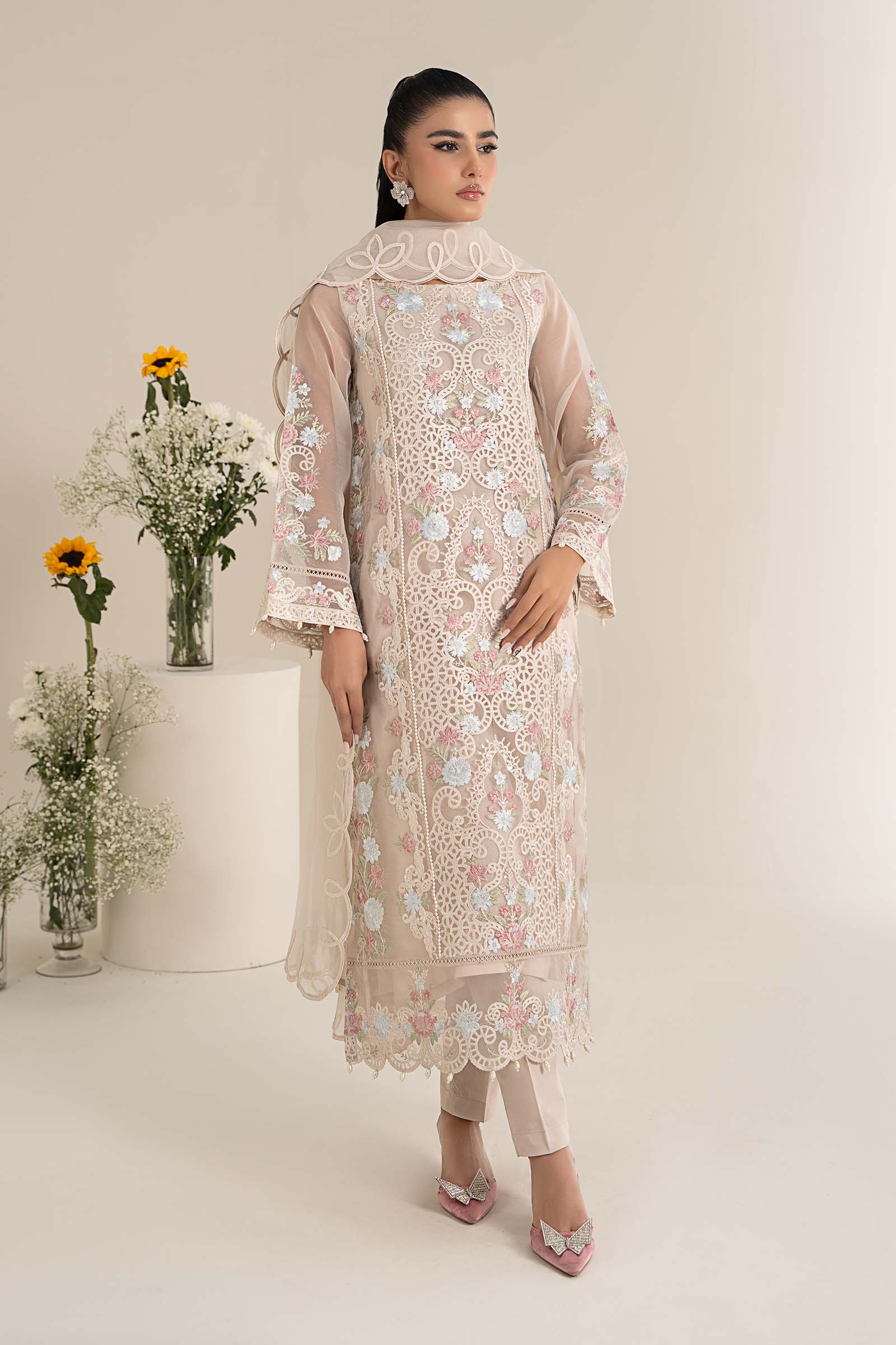 Maira B | Ready to Wear | DW-EF25-02 -  Maria B Luxury Pret -  House of Maryam