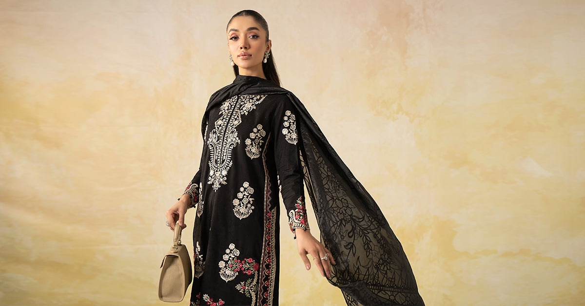 Maira B | Ready to Wear | DW-EF25-03 -  Maria B Luxury Pret -  House of Maryam