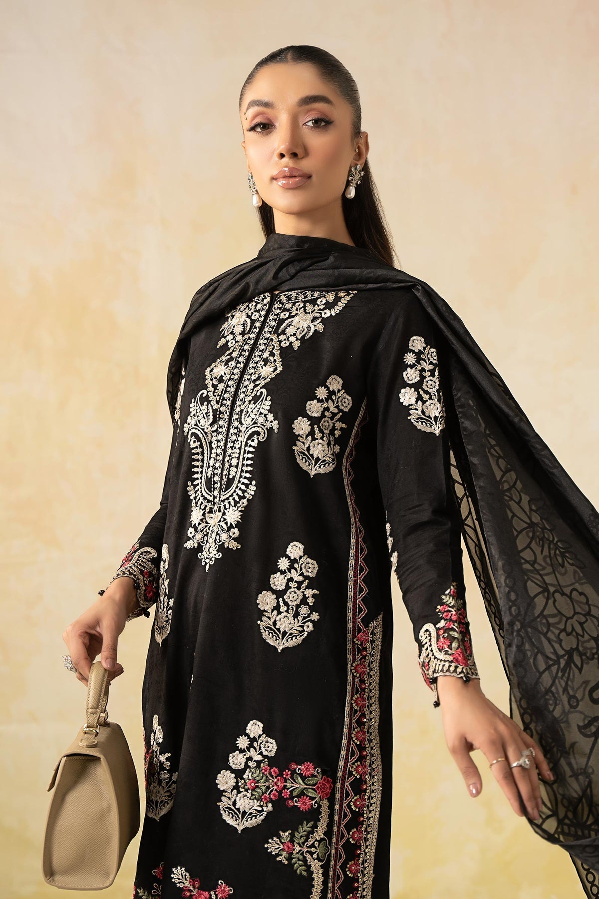 Maria B | Formal Wears | DW-EF25-03 -  Maria B Ladies Clothes - Original Designer Dress - House of Maryam