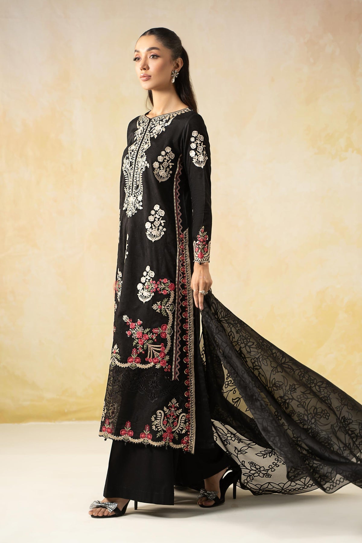 Maria B | Formal Wears | DW-EF25-03 -  Maria B Ladies Clothes - Original Designer Dress - House of Maryam