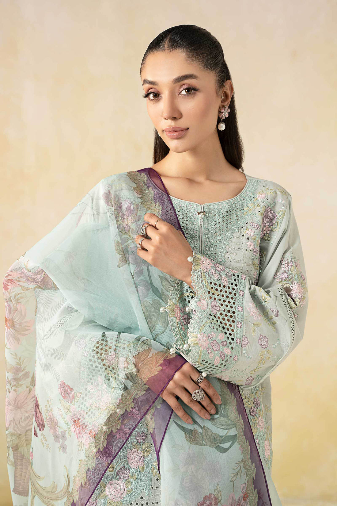 Maira B | Ready to Wear | DW-EF25-04 -  Maria B Luxury Pret -  House of Maryam