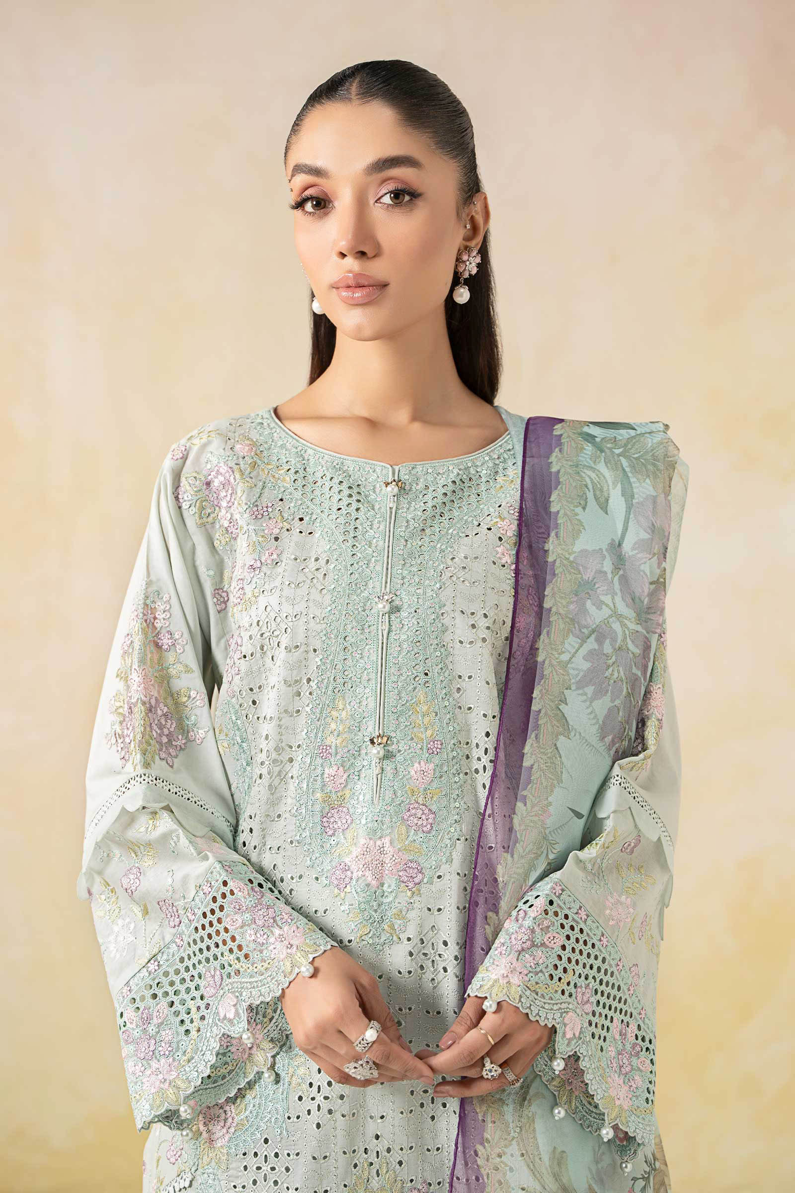 Maira B | Ready to Wear | DW-EF25-04 -  Maria B Luxury Pret -  House of Maryam