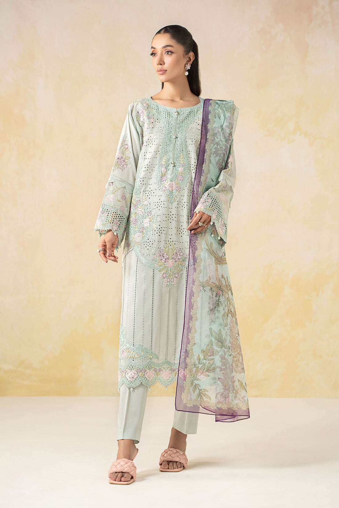 Maira B | Ready to Wear | DW-EF25-04 -  Maria B Luxury Pret -  House of Maryam