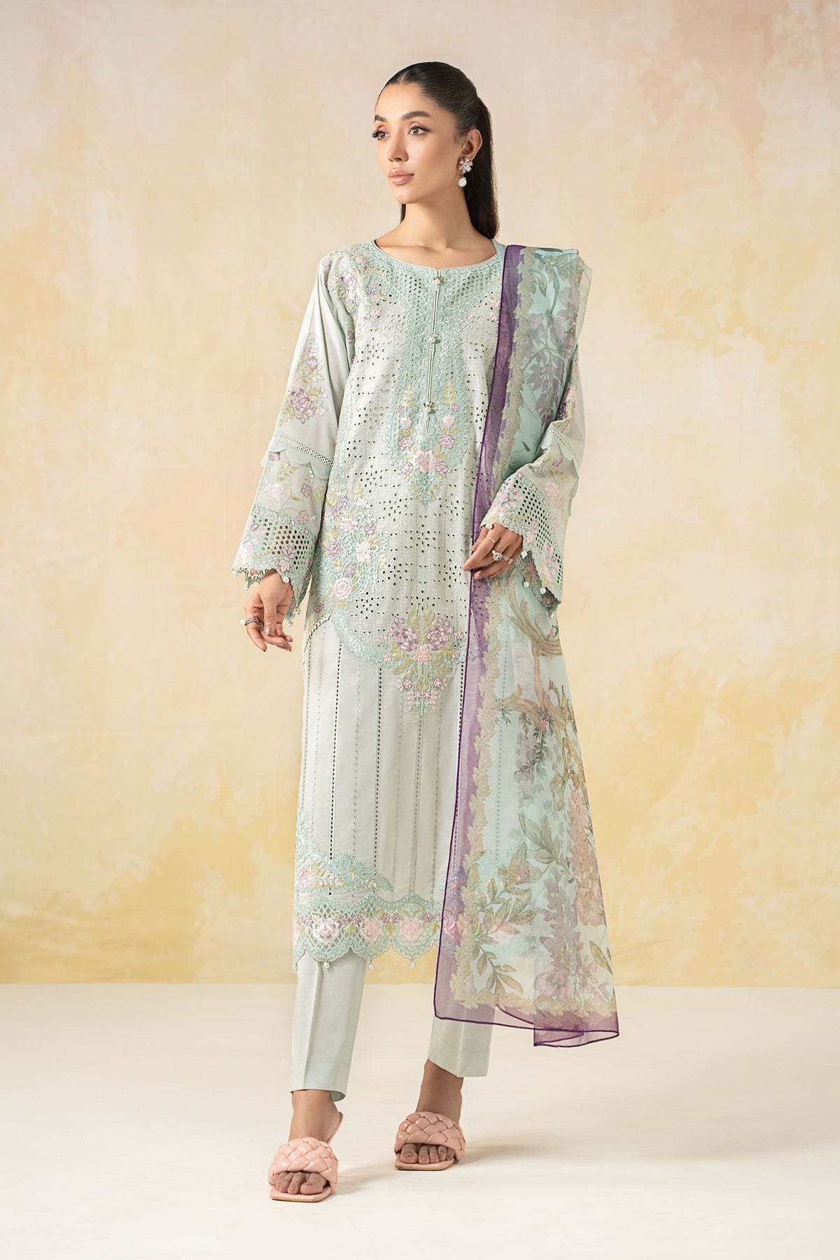 Maria B | Formal Wears | DW-EF25-04 -  Maria B Ladies Clothes - Original Designer Dress - House of Maryam