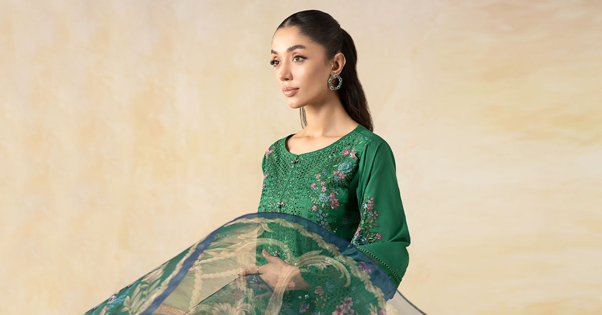 Maira B | Ready to Wear | DW-EF25-04 -  Maria B Luxury Pret -  House of Maryam