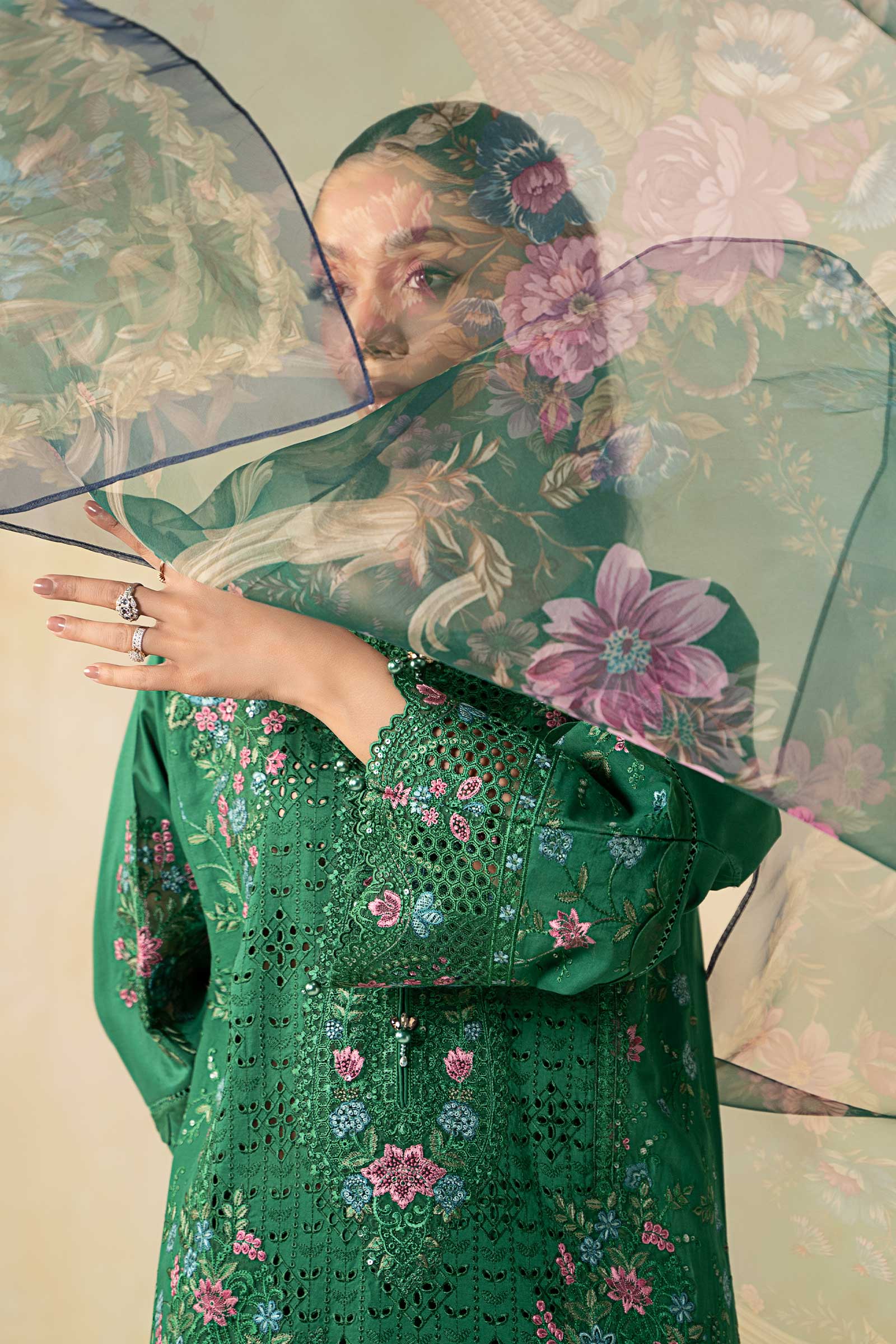 Maira B | Ready to Wear | DW-EF25-04 -  Maria B Luxury Pret -  House of Maryam