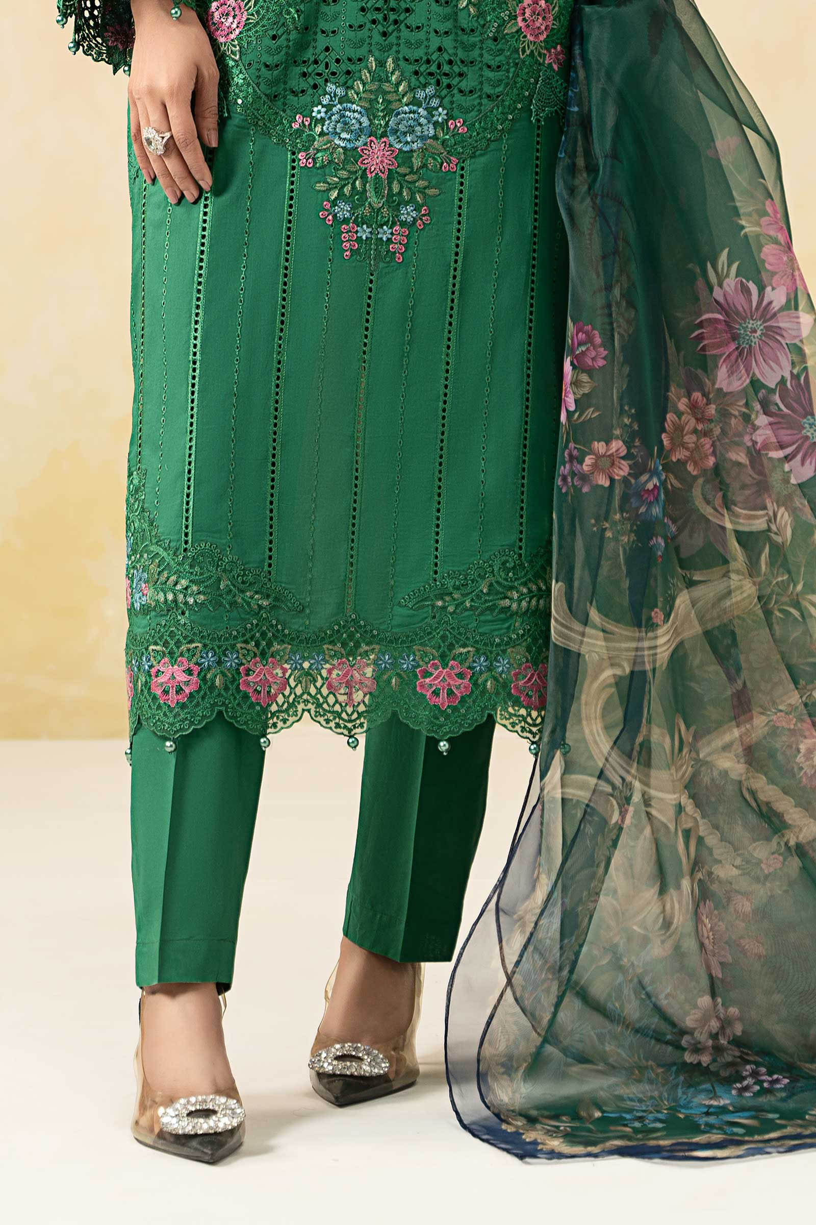 Maira B | Ready to Wear | DW-EF25-04 -  Maria B Luxury Pret -  House of Maryam