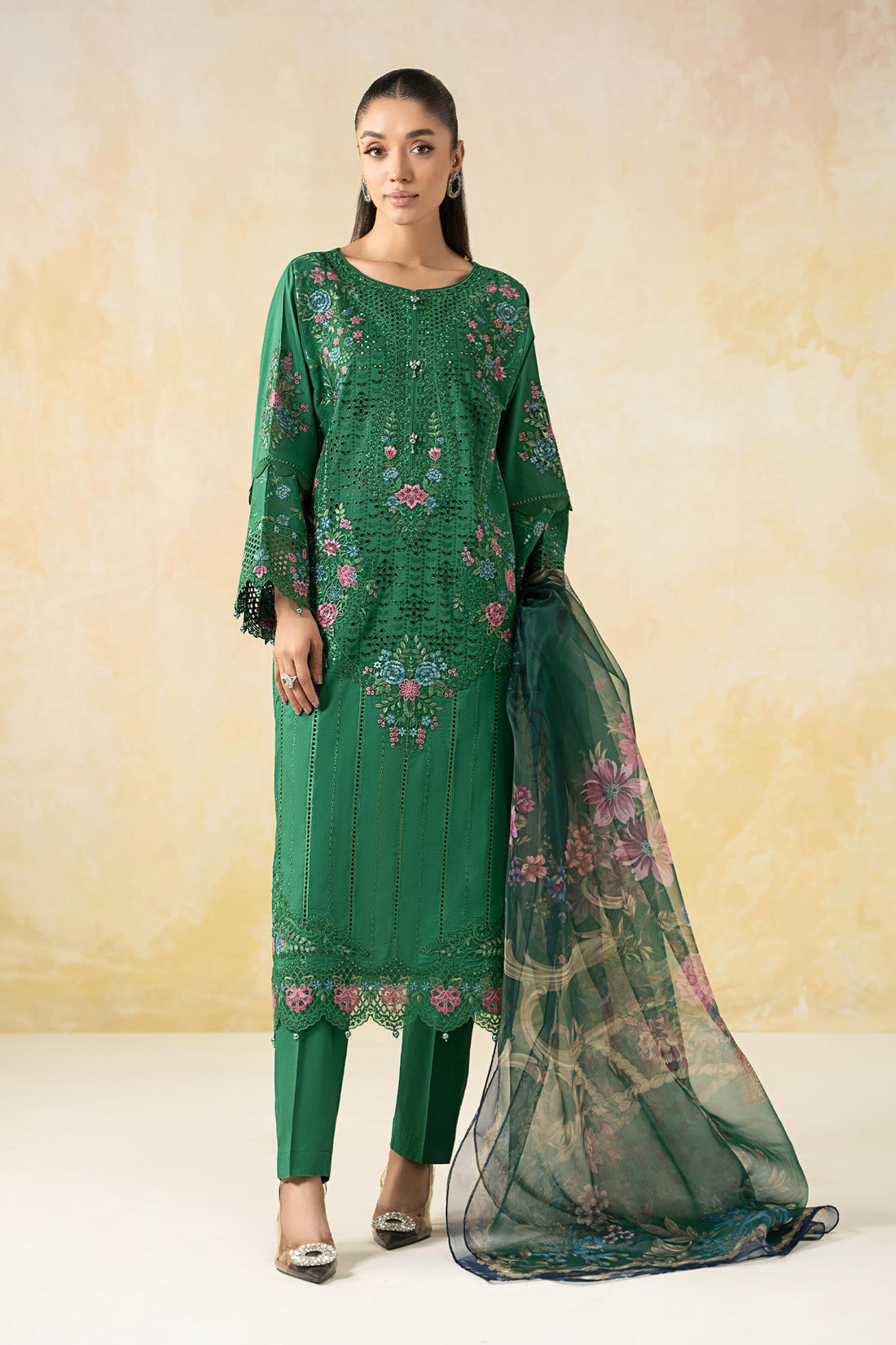 Maira B | Ready to Wear | DW-EF25-04 -  Maria B Luxury Pret -  House of Maryam