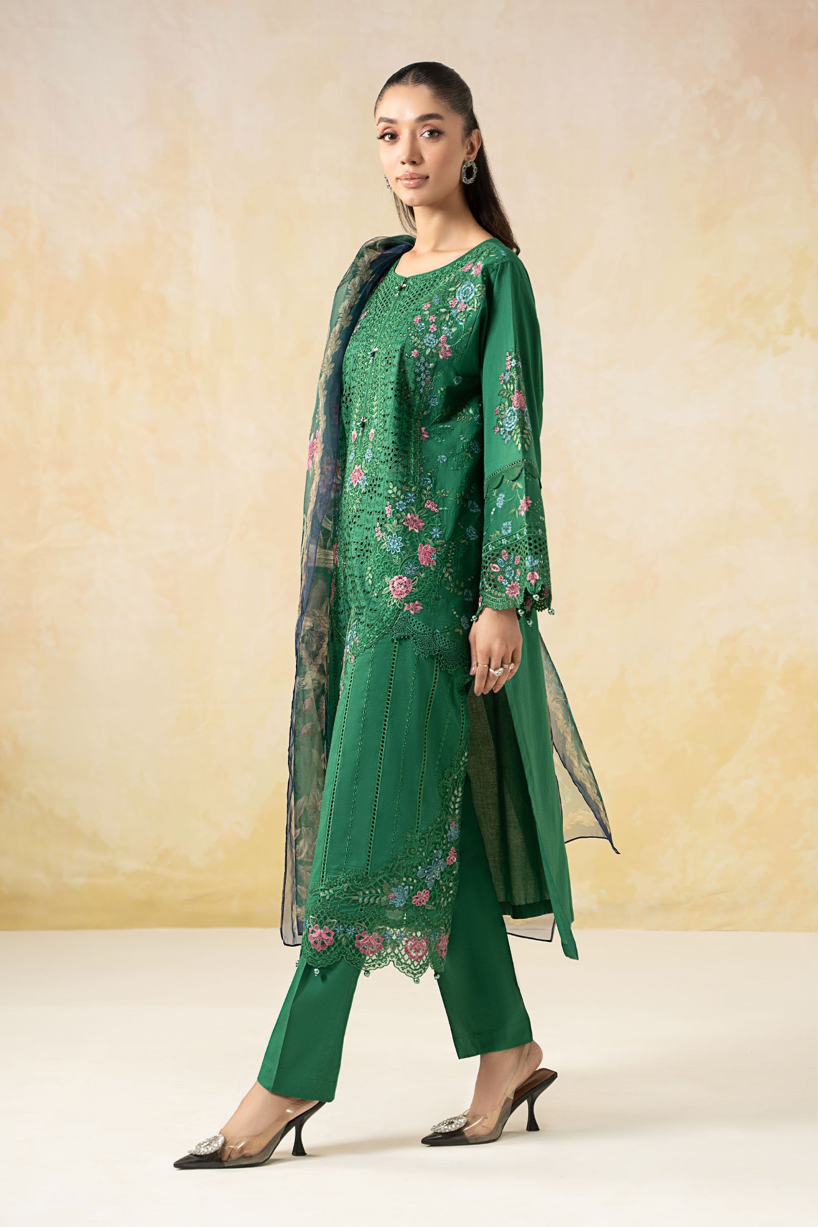 Maira B | Ready to Wear | DW-EF25-04 -  Maria B Luxury Pret -  House of Maryam