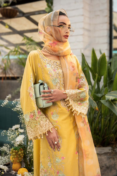 Maria B | Casual Pret 25 | DW-EF25-05/A -  Maria B Ladies Clothes - Original Designer Dress - House of Maryam