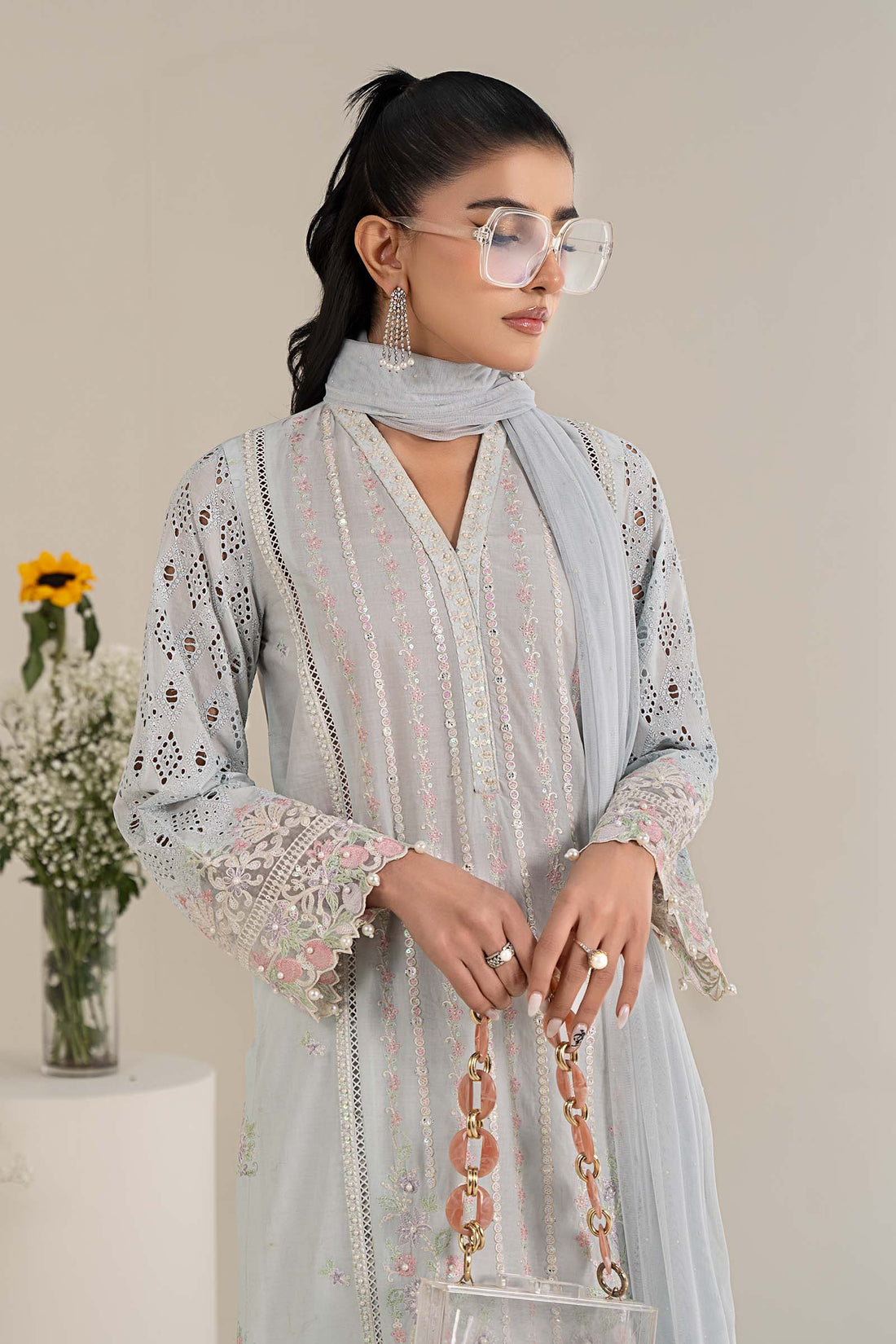 Maira B | Ready to Wear | DW-EF25-07 -  Maria B Luxury Pret -  House of Maryam