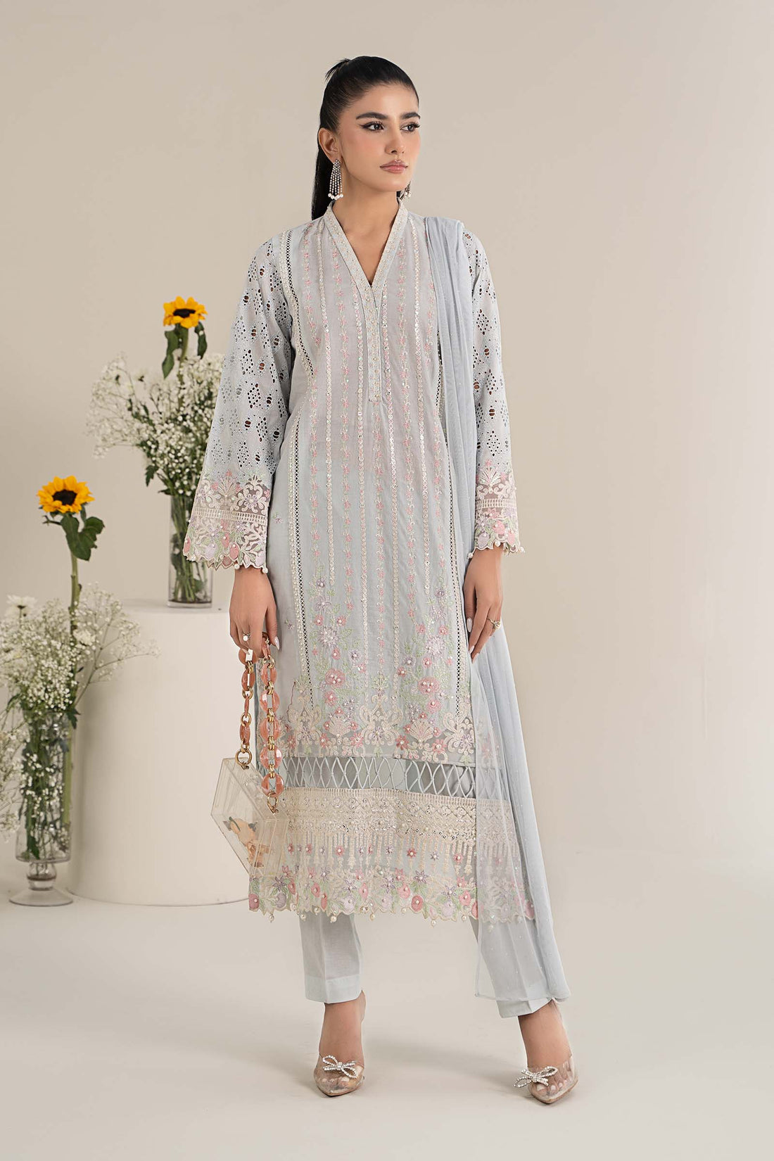 Maira B | Ready to Wear | DW-EF25-07 -  Maria B Luxury Pret -  House of Maryam